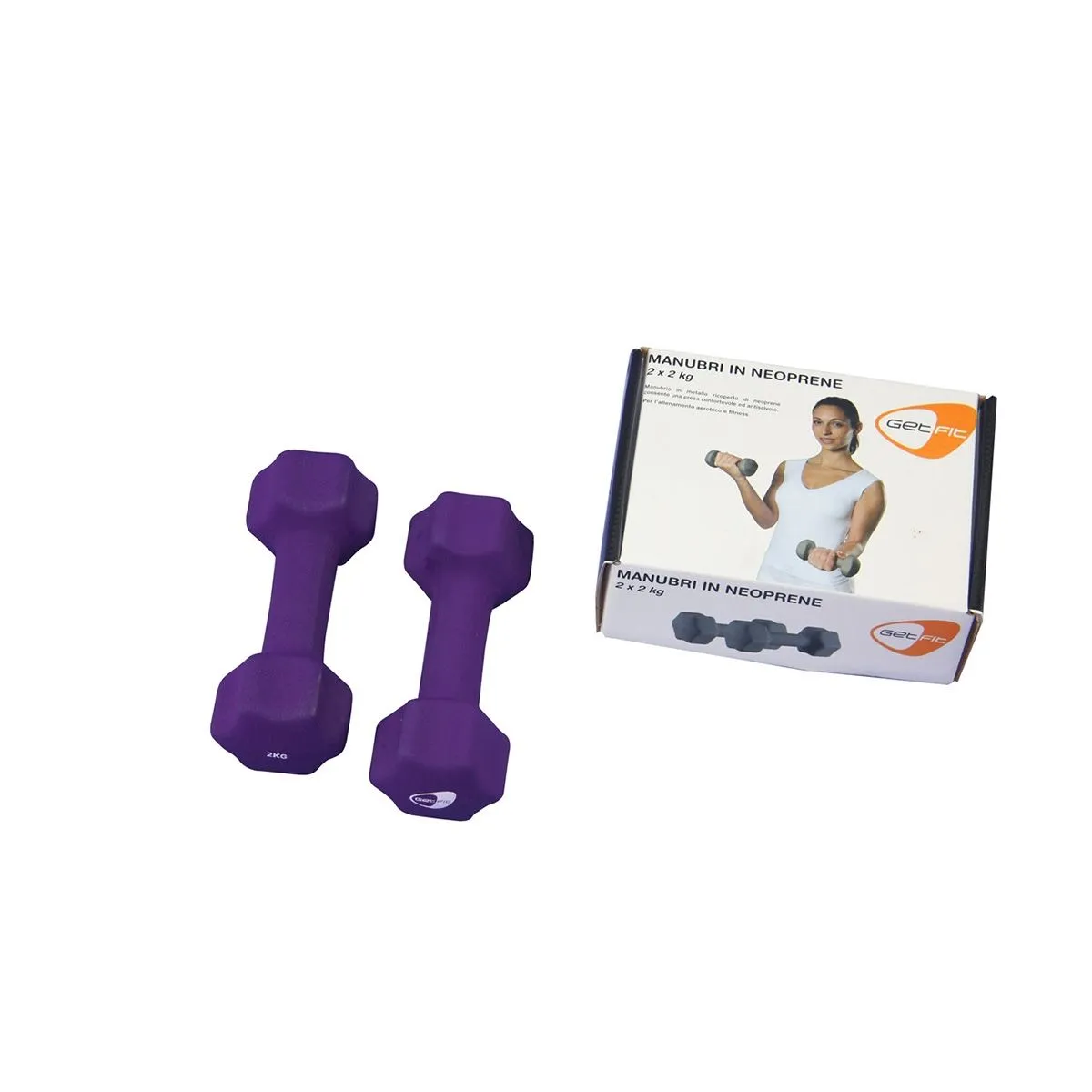 GetFit Manubrietti 2 X 2 Kg