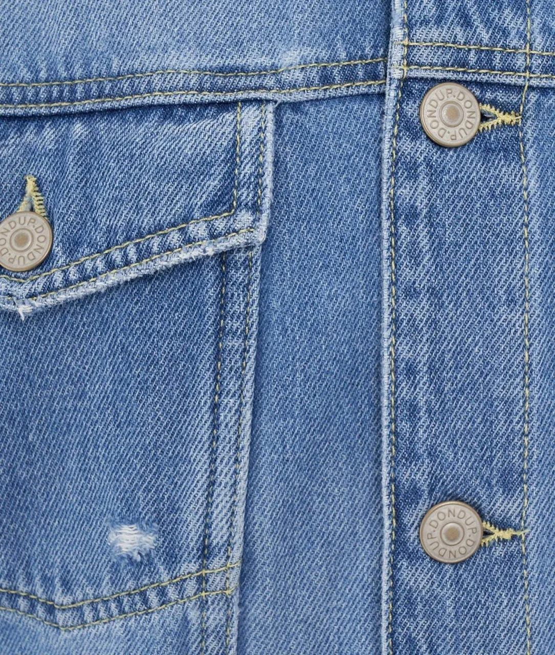 Giacca in denim blu blu