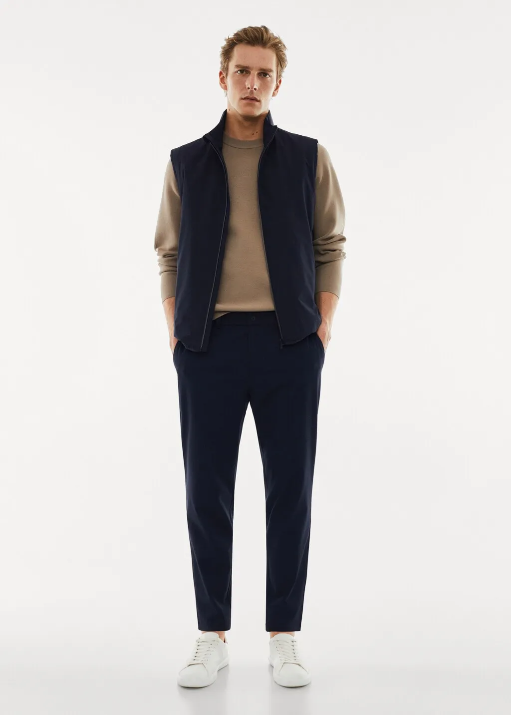 Gilet leggero trapuntato water-repellent