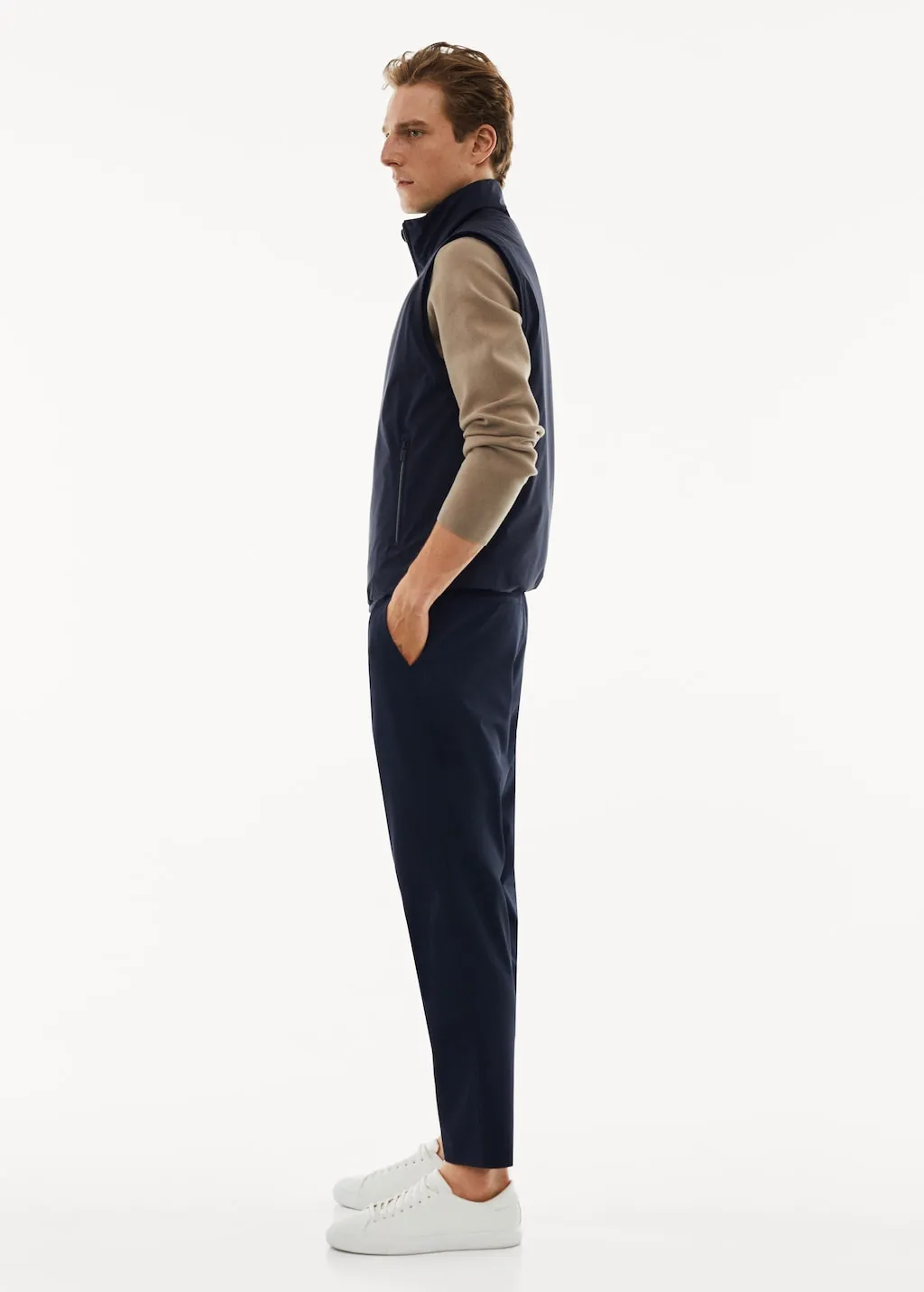 Gilet leggero trapuntato water-repellent