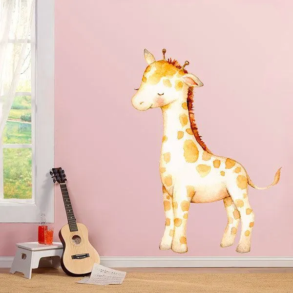 Giraffa acquerello - ADESIVI BAMBINI