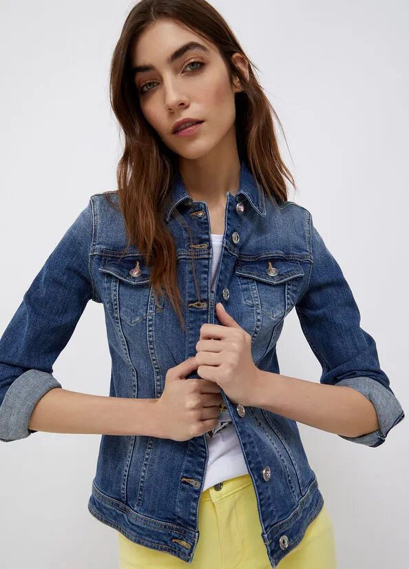 giubbino jeans donna