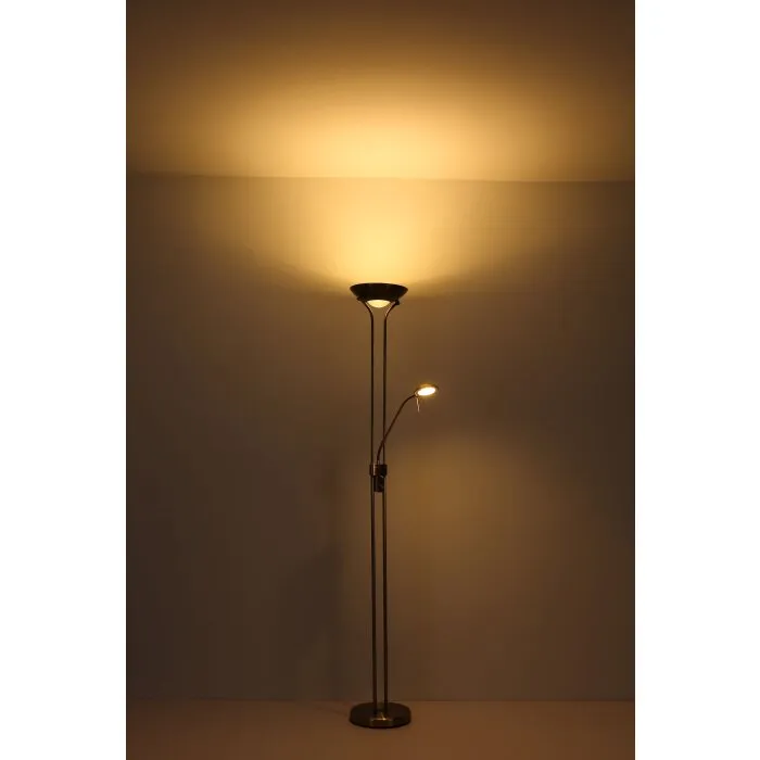 Globo LEONAS Piantana LED Ottone antico, 1-Luce