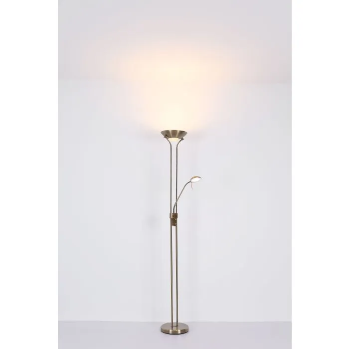 Globo LEONAS Piantana LED Ottone antico, 1-Luce