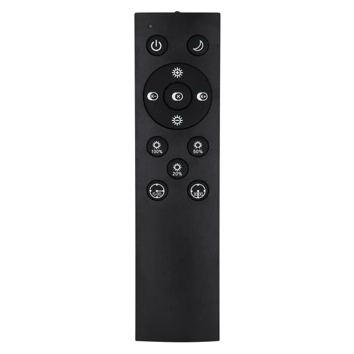 Globo TINY Plafoniera LED Nero, 1-Luce, Telecomando