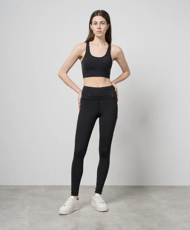 Goldbergh Leggings con logo Vibe in nero GB35060241