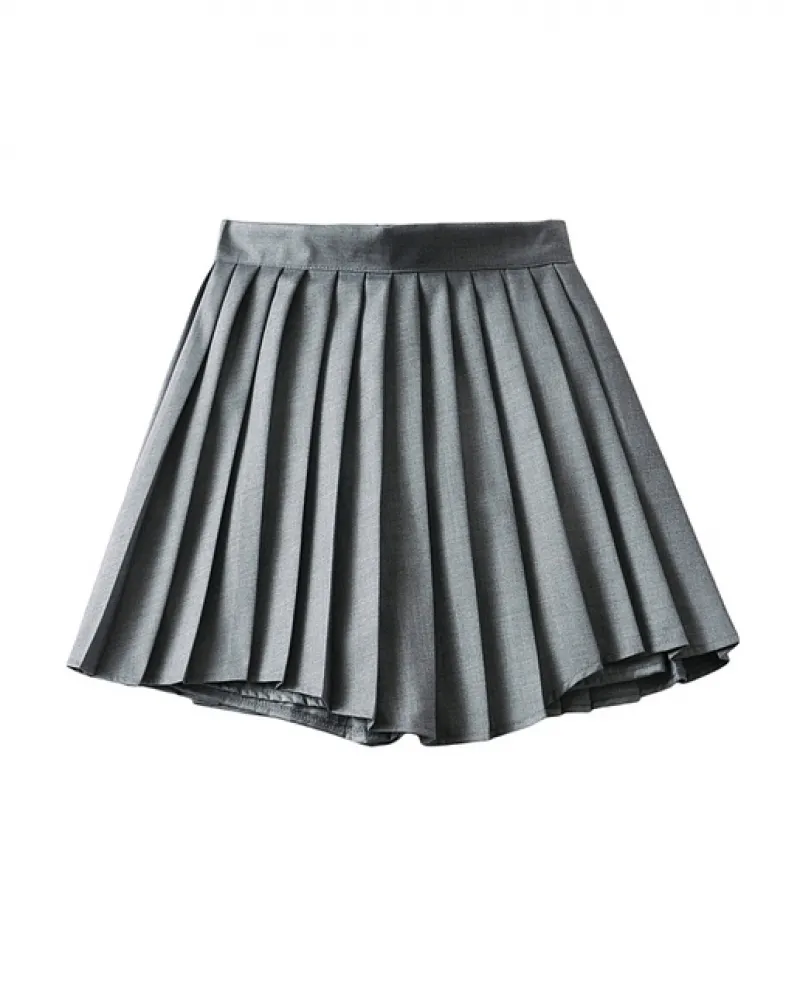 Gonne a vita alta estive 2022 Moda donna Minigonne nere Gonna a pieghe vintage Gonne da tennis Harajuku Bianco Sci