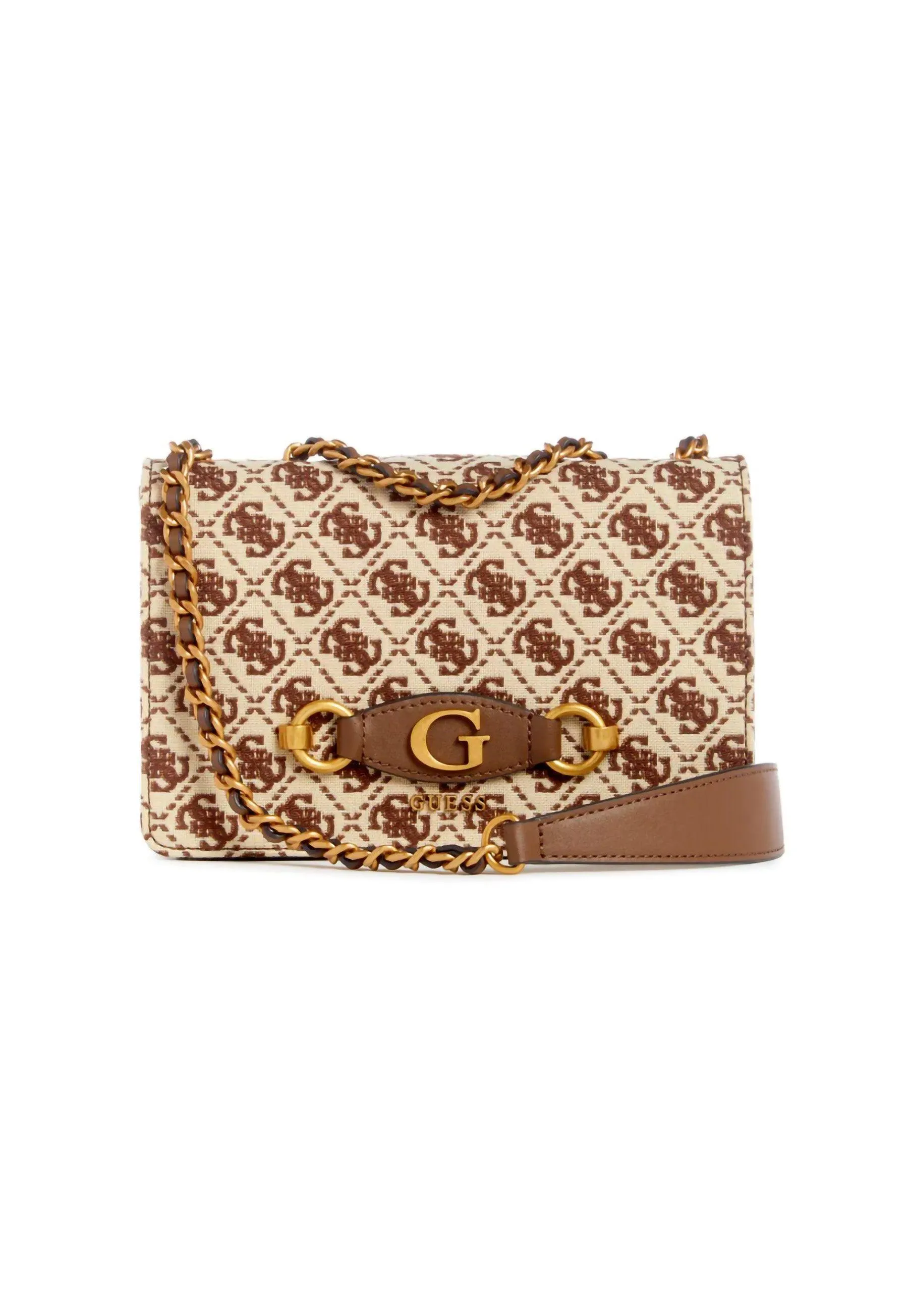 GUESS Izzy Borsa Tracolla Brown Logo JB865421