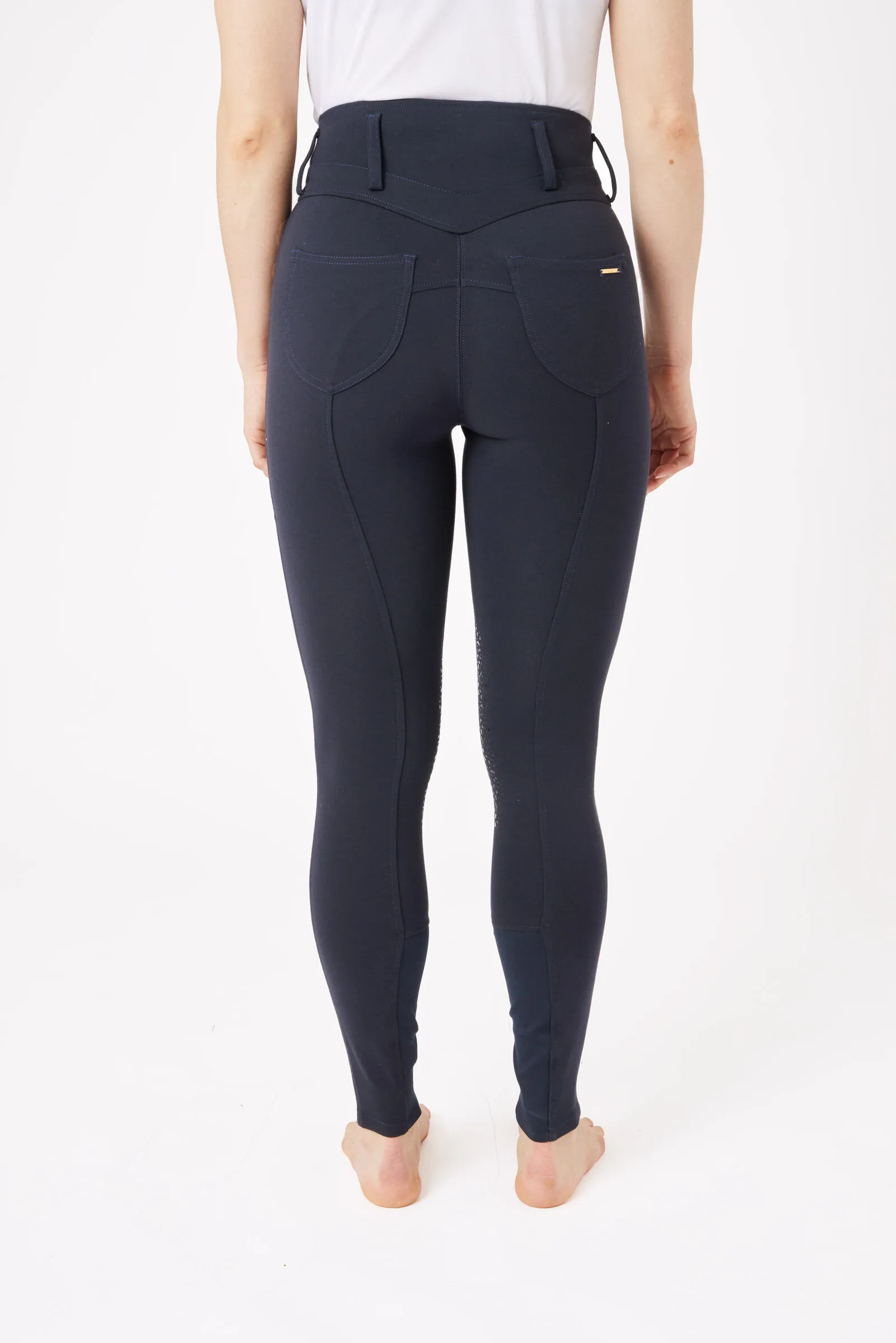 Horze Bella Pantaloni da equitazione con grip al ginocchio, da donna