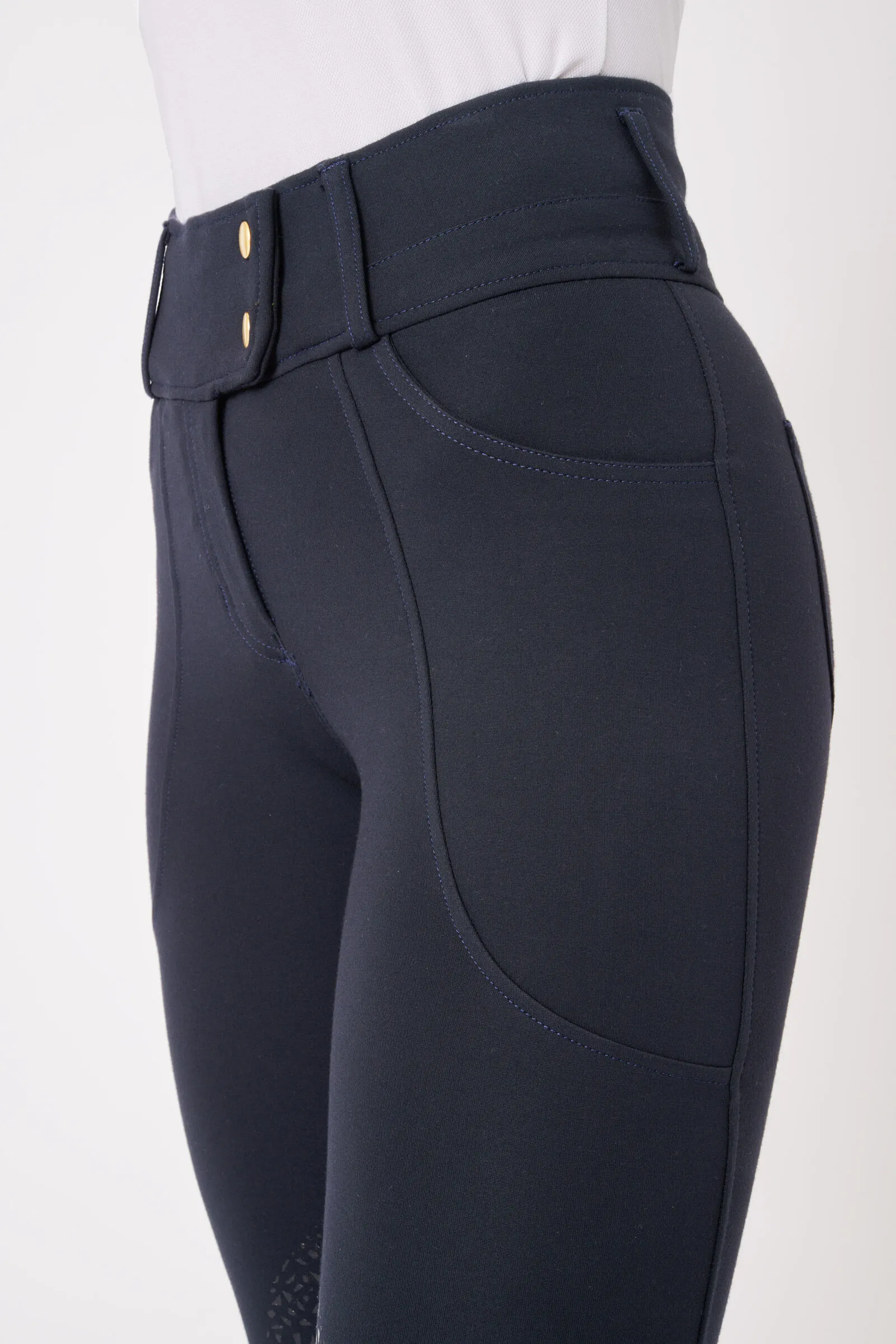 Horze Bella Pantaloni da equitazione con grip al ginocchio, da donna