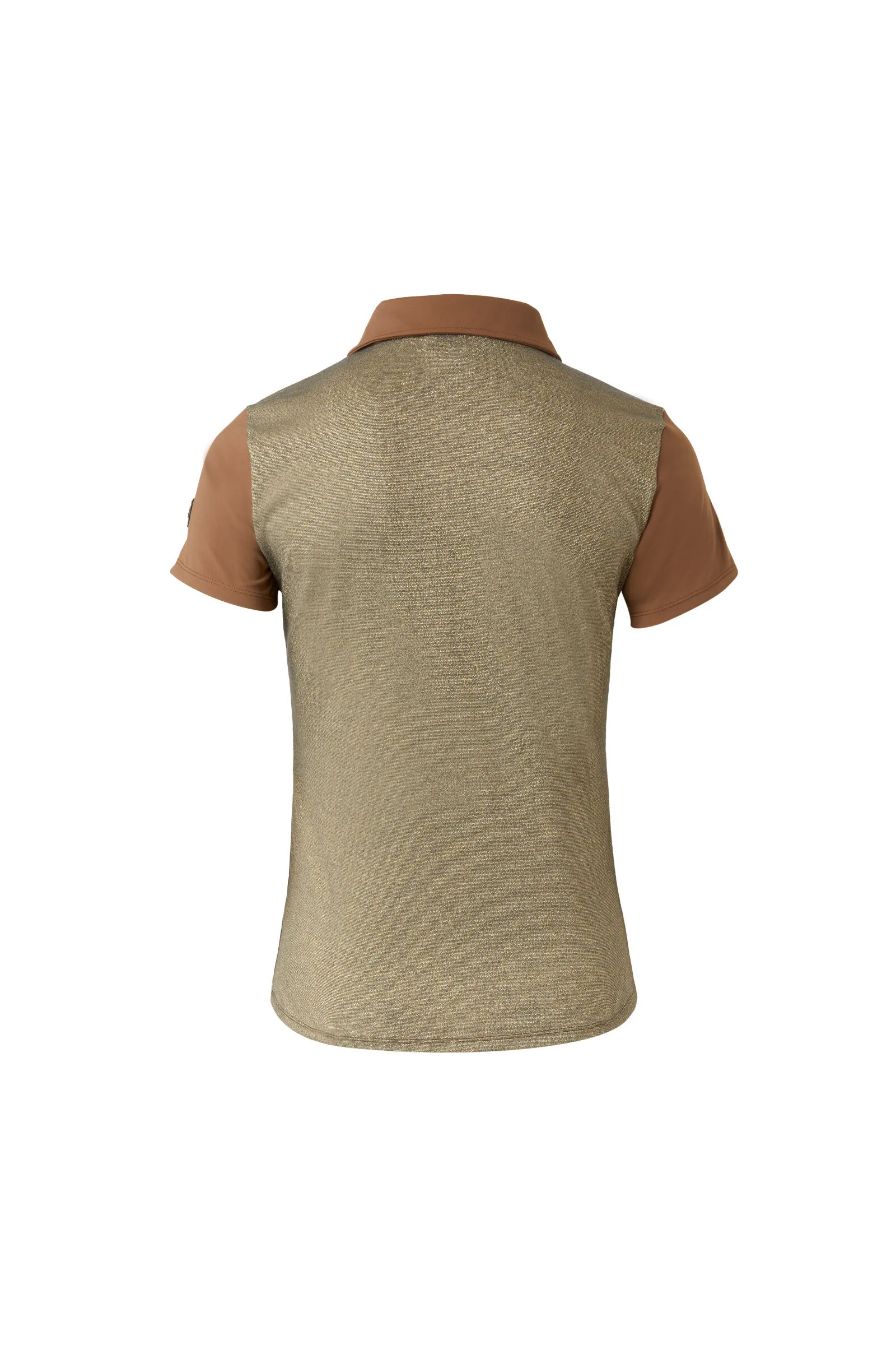 Horze Sagira Maglia da allenamento con retro dorato da donna