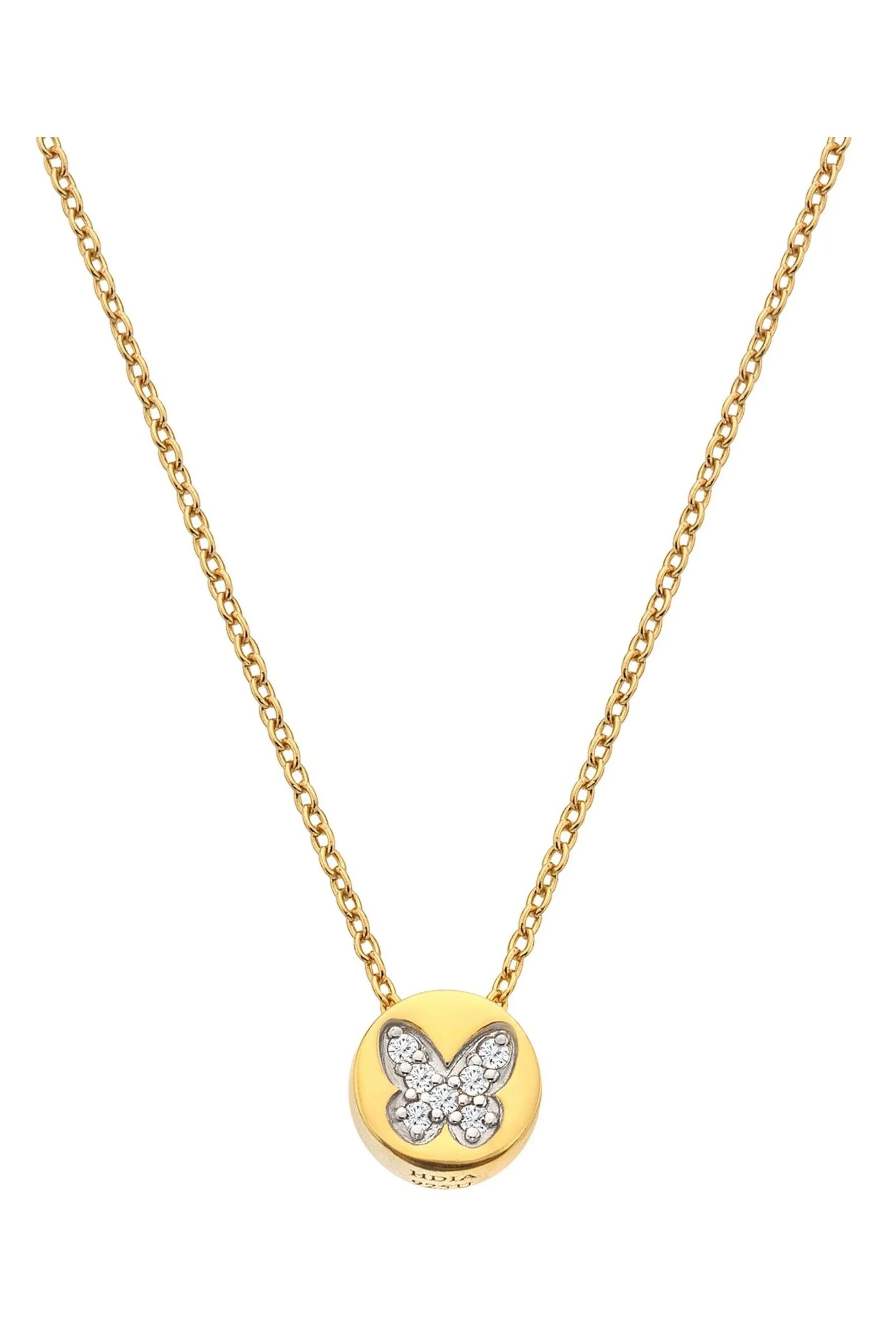 Hot Diamonds x JJ Collana con ciondolo placcato in oro    