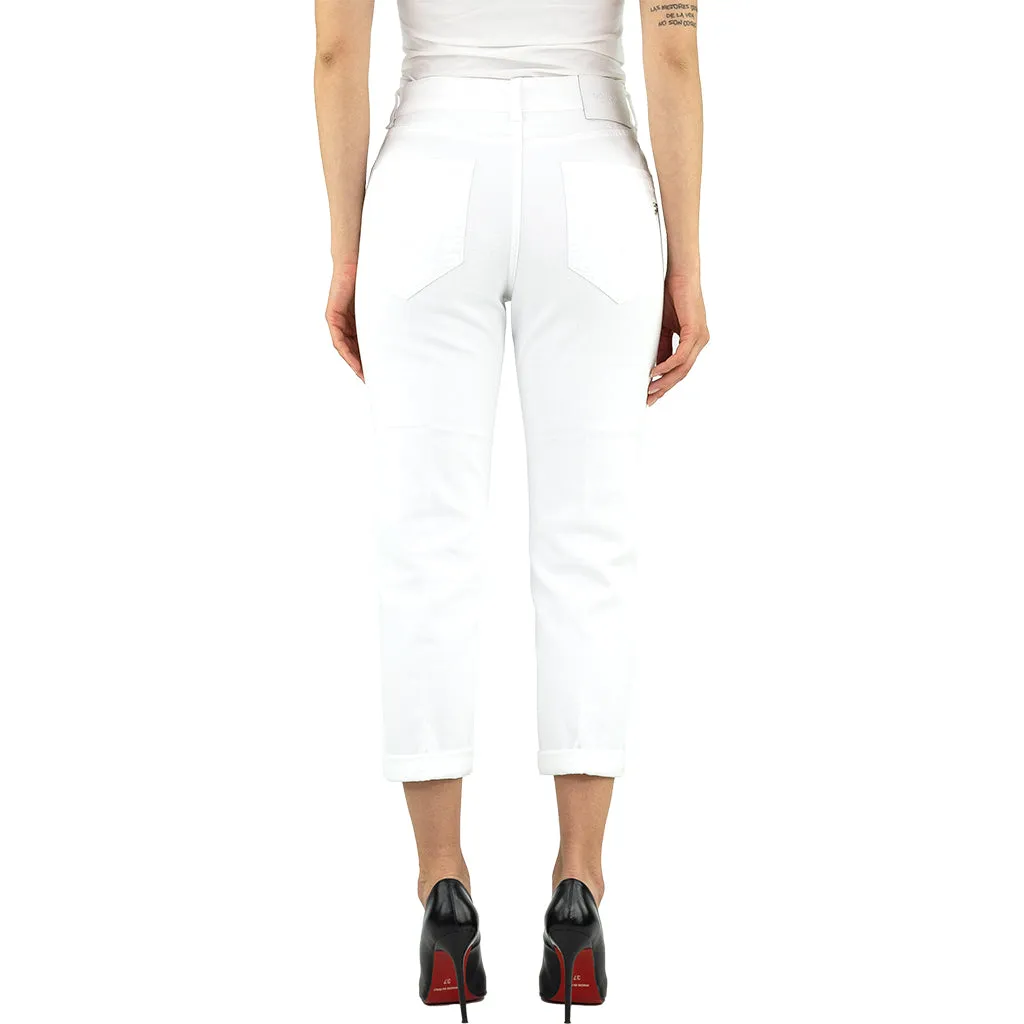 Jeans DONDUP Koons Gioiello DP268B Bianco