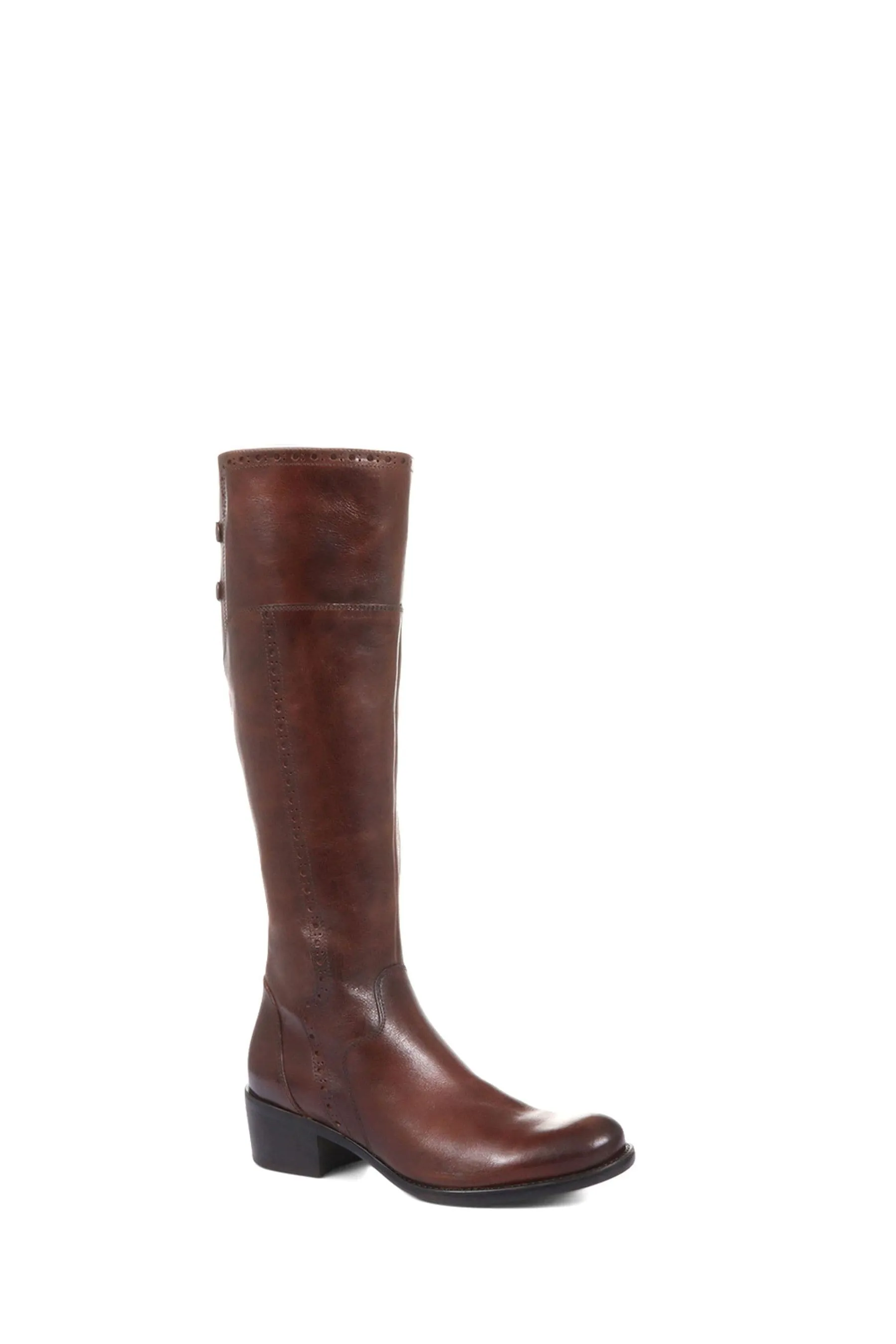 Jones Bootmaker Vestibilità attillata / Slim Rachel - Marrone stile motociclista - Stivali