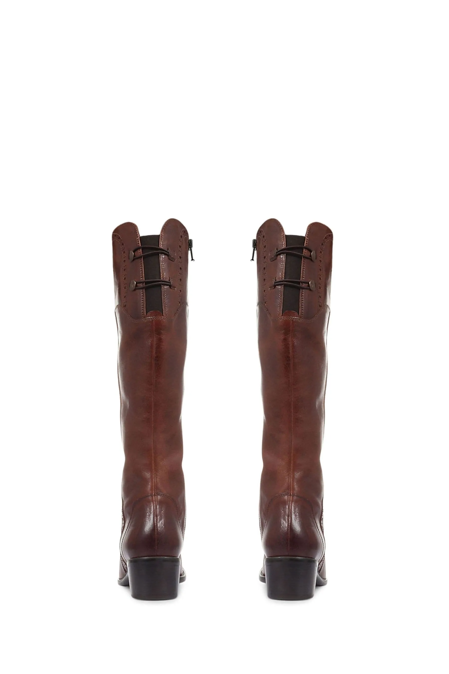 Jones Bootmaker Vestibilità attillata / Slim Rachel - Marrone stile motociclista - Stivali
