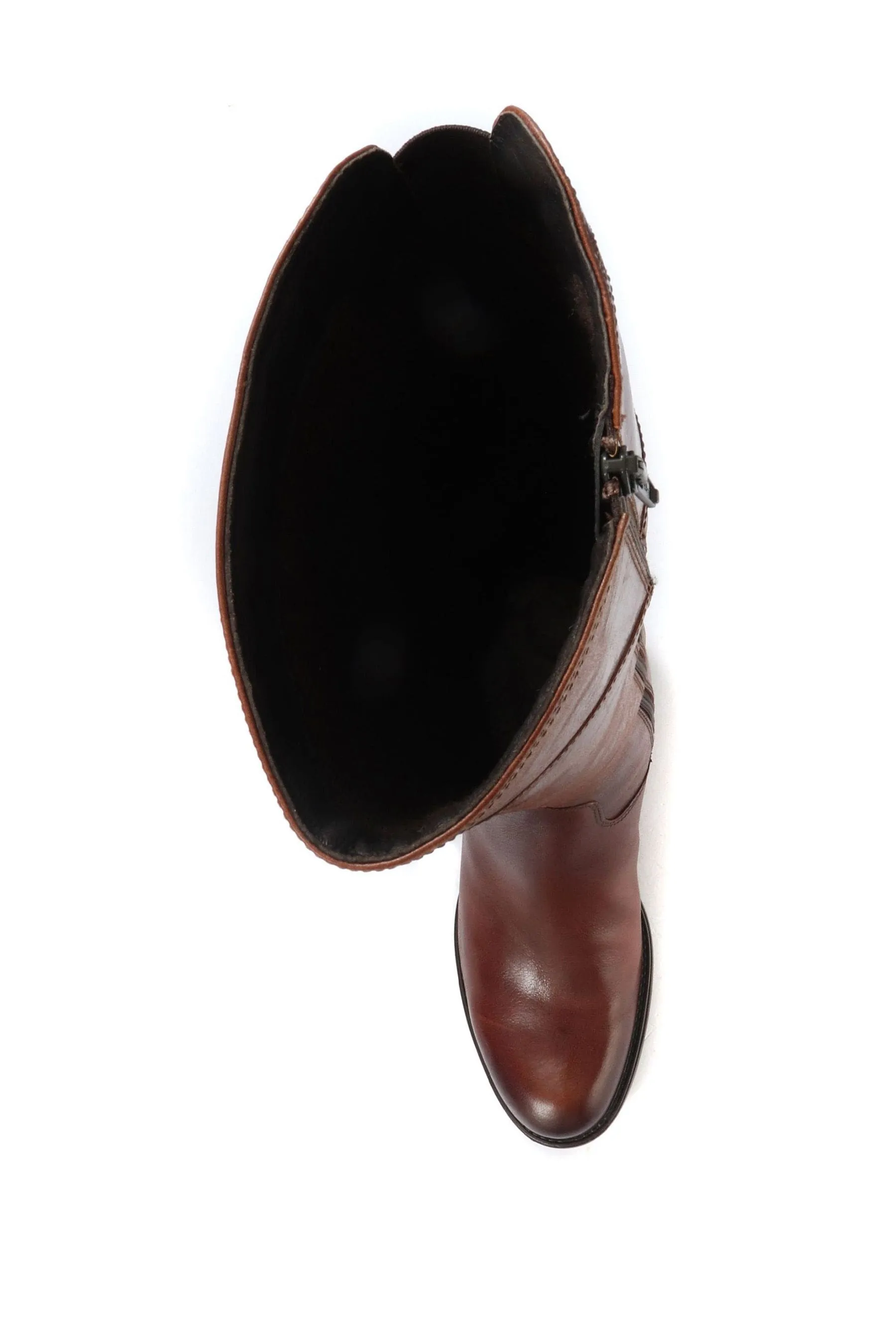 Jones Bootmaker Vestibilità attillata / Slim Rachel - Marrone stile motociclista - Stivali