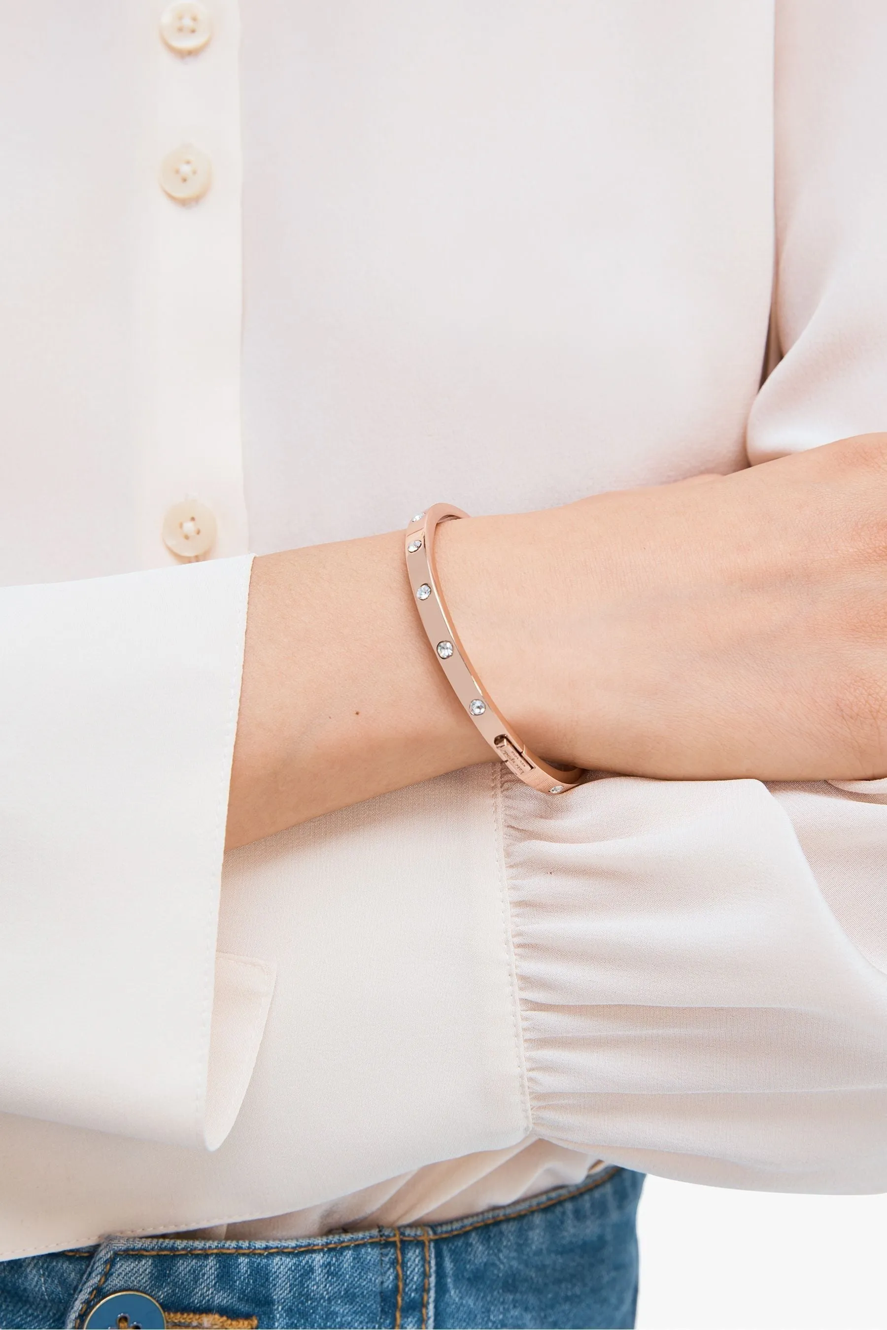 Kate Spade New York - Set in Stone - Bracciale rigido a cerniera