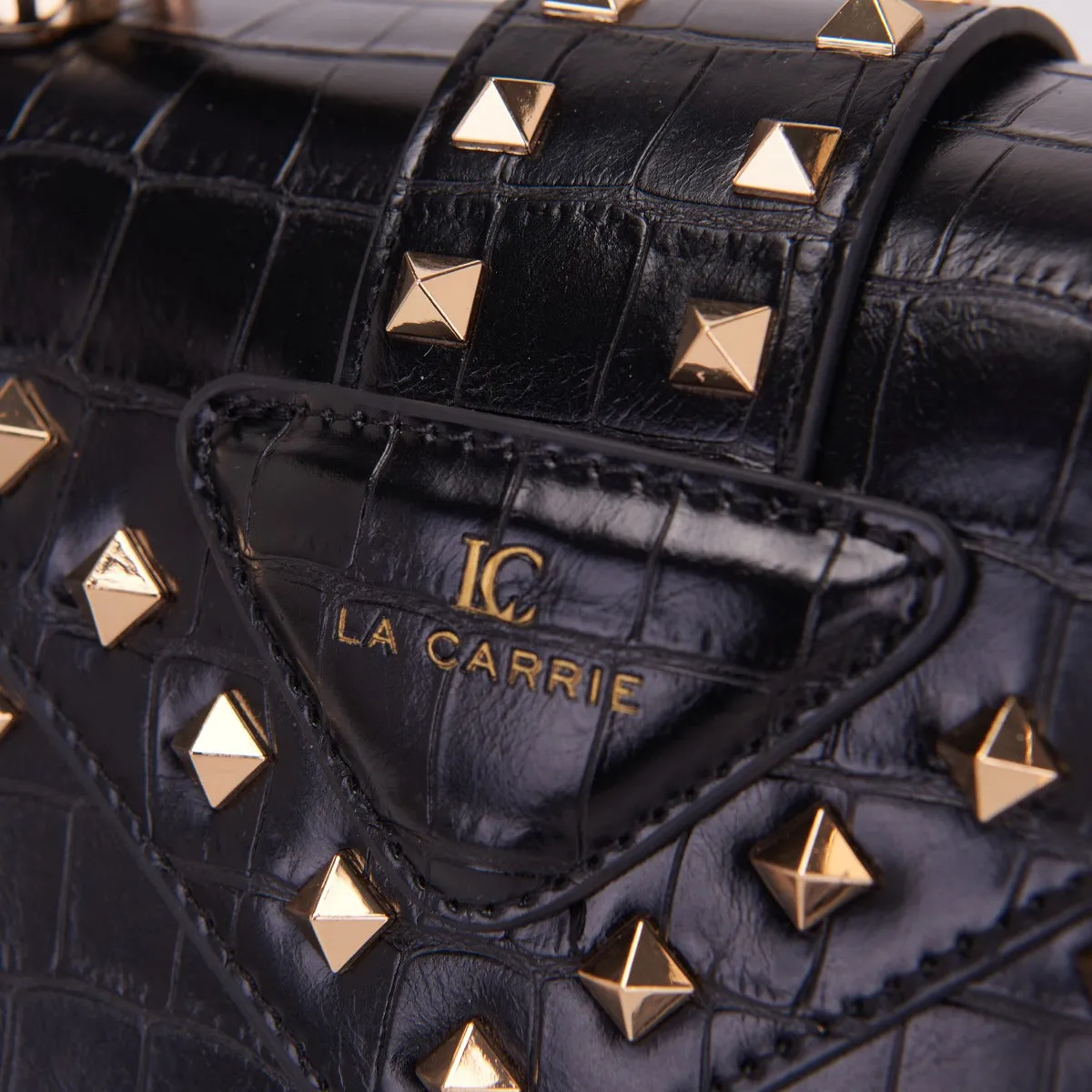 LA CARRIE BAG - BORSA A MANO THUNDER NERA