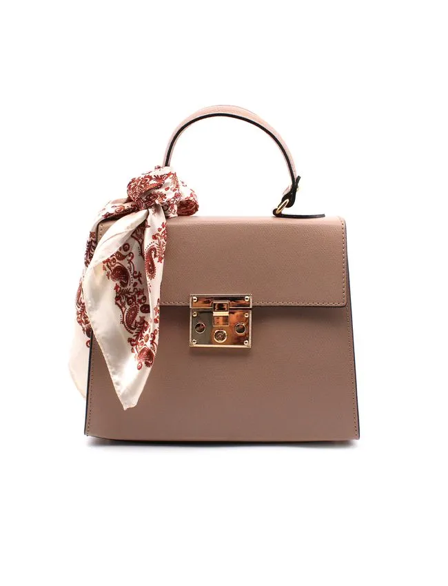 Laboratorio Artigianale BorseMatilde borsa a mano con foulard donna