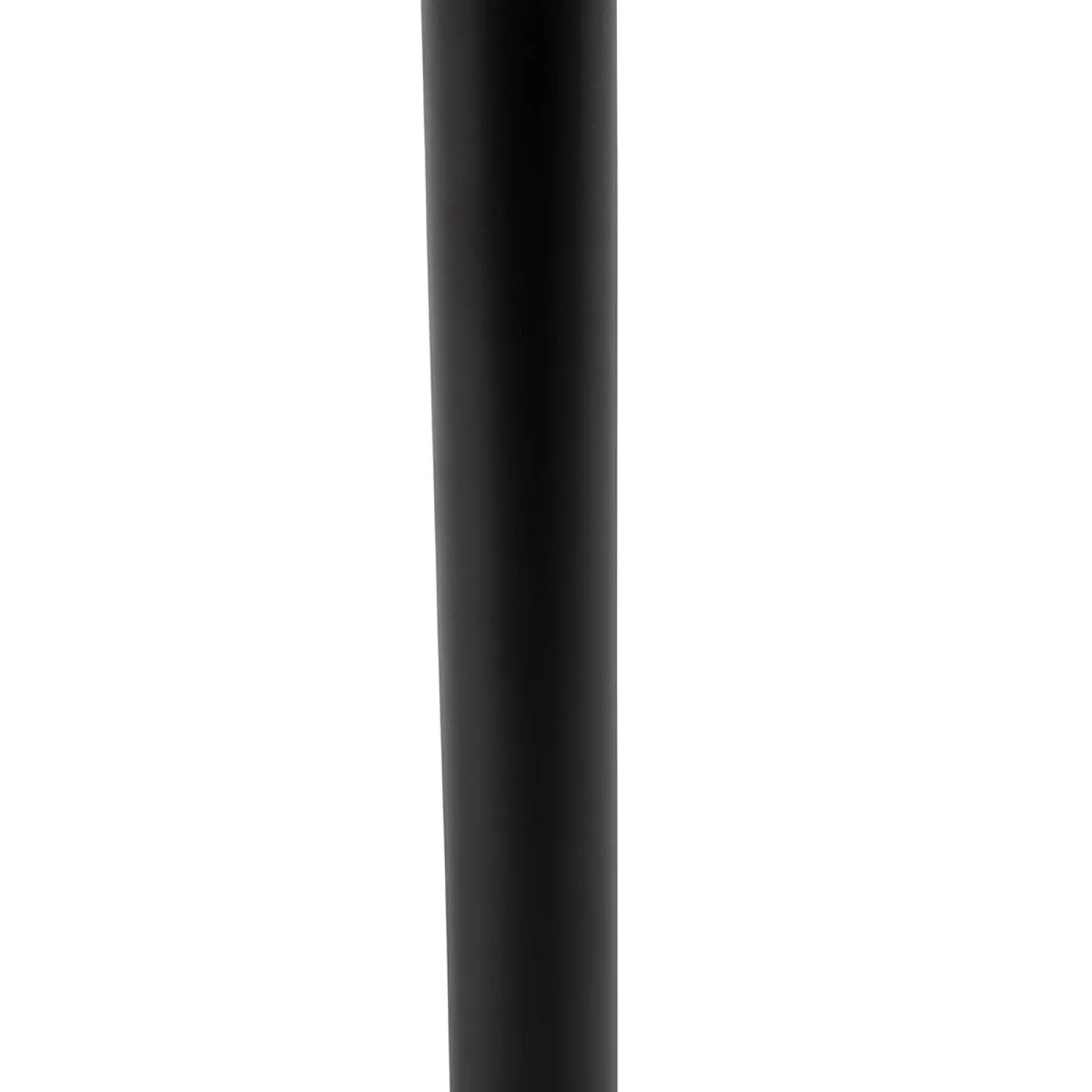 Lampada da tavolo moderna nera con paralume bouclè tortora 35 cm - Simplo