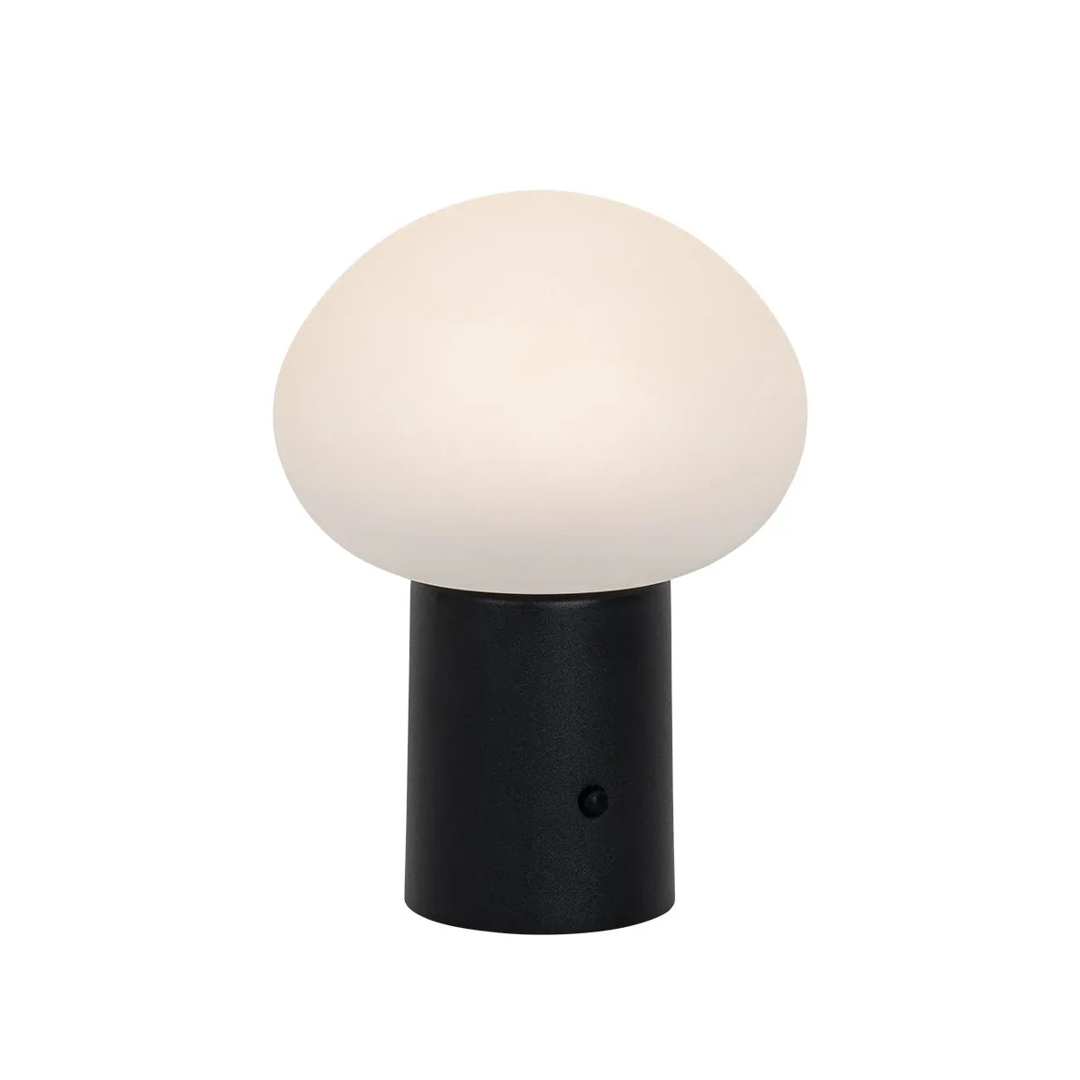 Lampada da tavolo nera con LED dimmerabile in 3 fasi ricaricabile - Louise