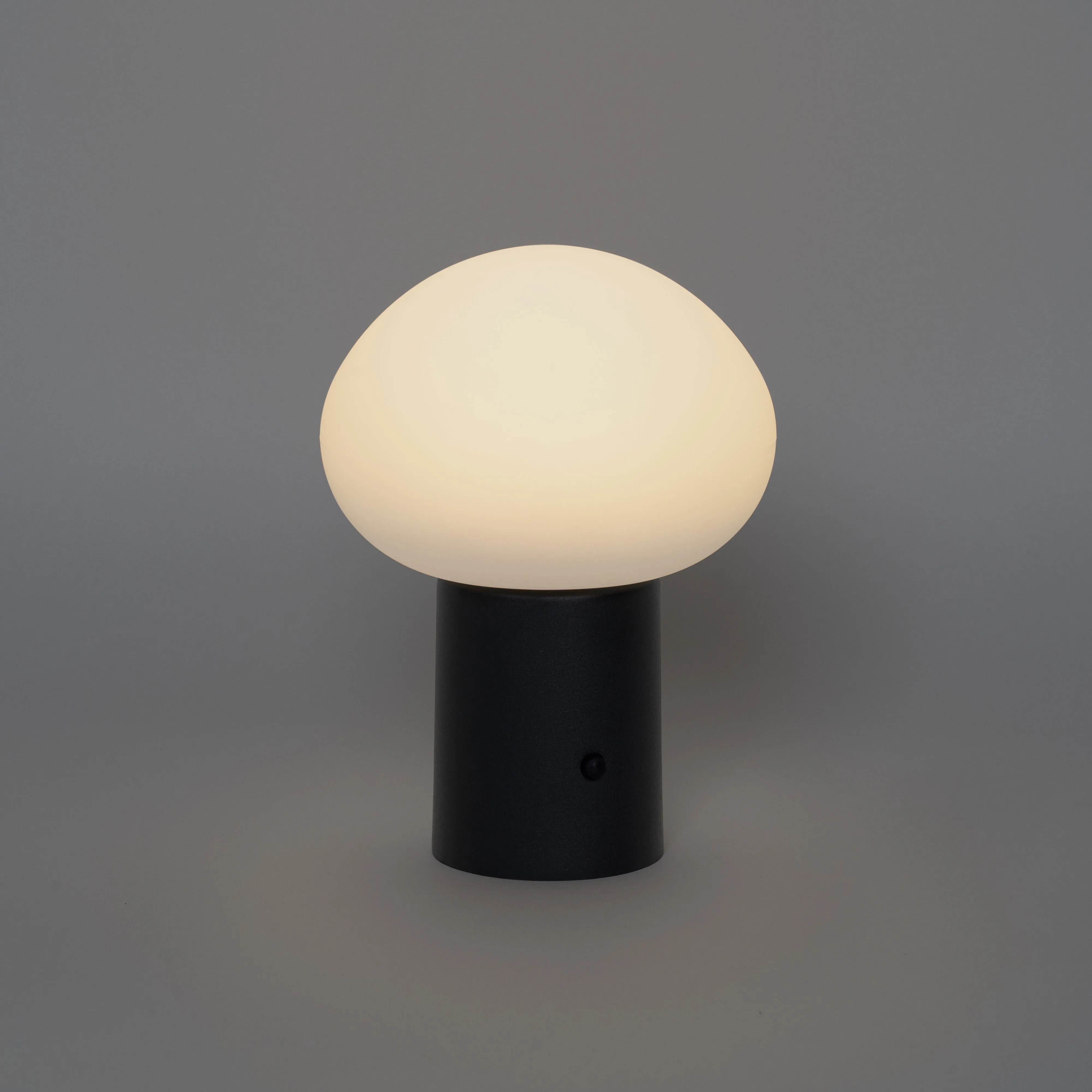 Lampada da tavolo nera con LED dimmerabile in 3 fasi ricaricabile - Louise