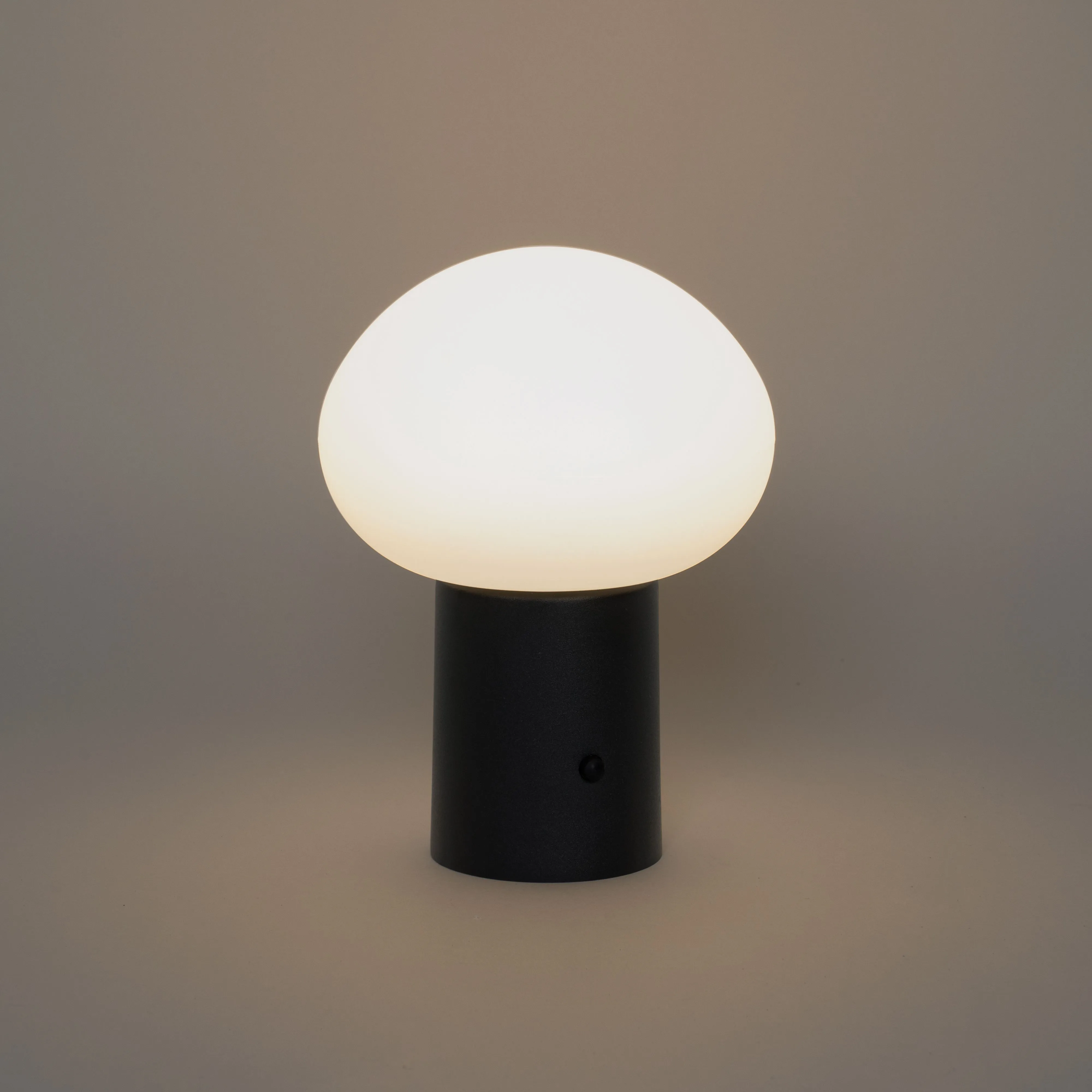 Lampada da tavolo nera con LED dimmerabile in 3 fasi ricaricabile - Louise