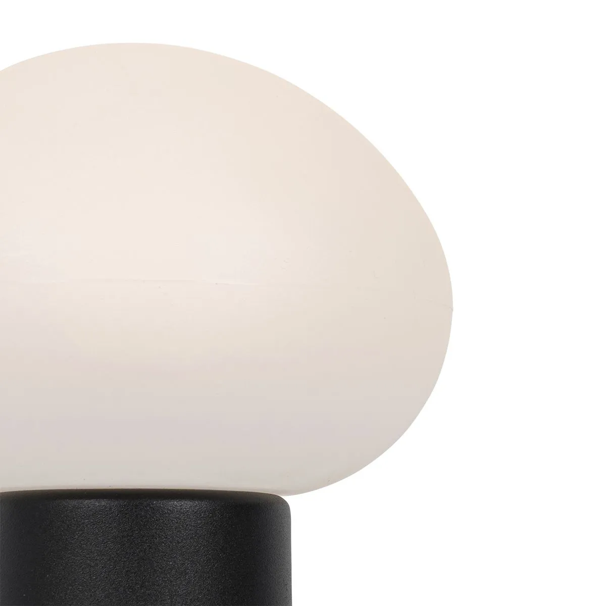 Lampada da tavolo nera con LED dimmerabile in 3 fasi ricaricabile - Louise