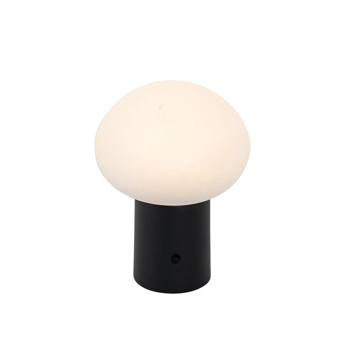 Lampada da tavolo nera con LED dimmerabile in 3 fasi ricaricabile - Louise