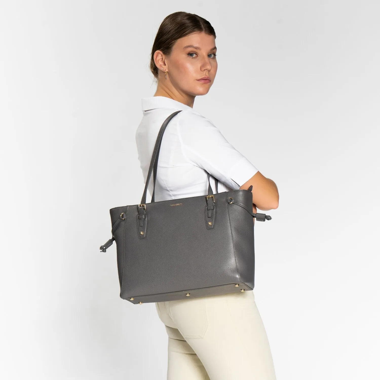 Lazarotti Bologna Leather Borsa shopper Pelle 36 cm