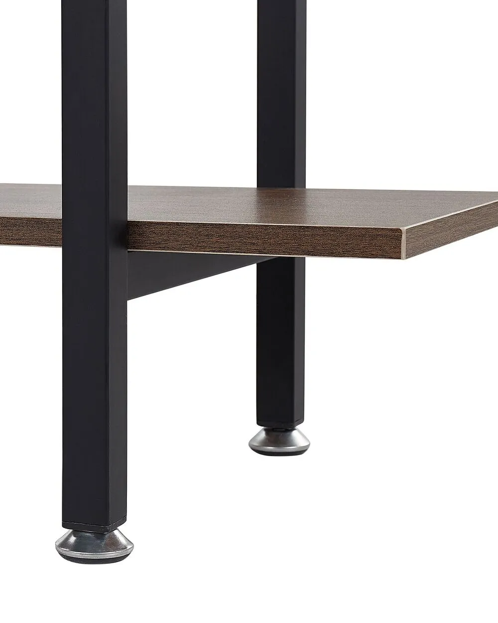 Libreria a 4 ripiani DARBY 140 cm Marrone scuro