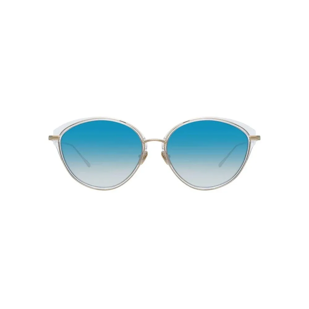 Linda Farrow - Occhiali da Sole Cat-Eye Ivy C3 in Trasparente - LFL912C3SUN - Linda Farrow Eyewear