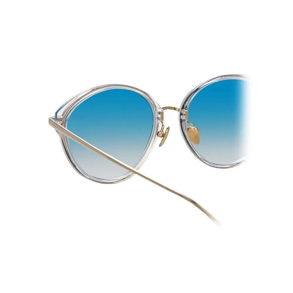 Linda Farrow - Occhiali da Sole Cat-Eye Ivy C3 in Trasparente - LFL912C3SUN - Linda Farrow Eyewear