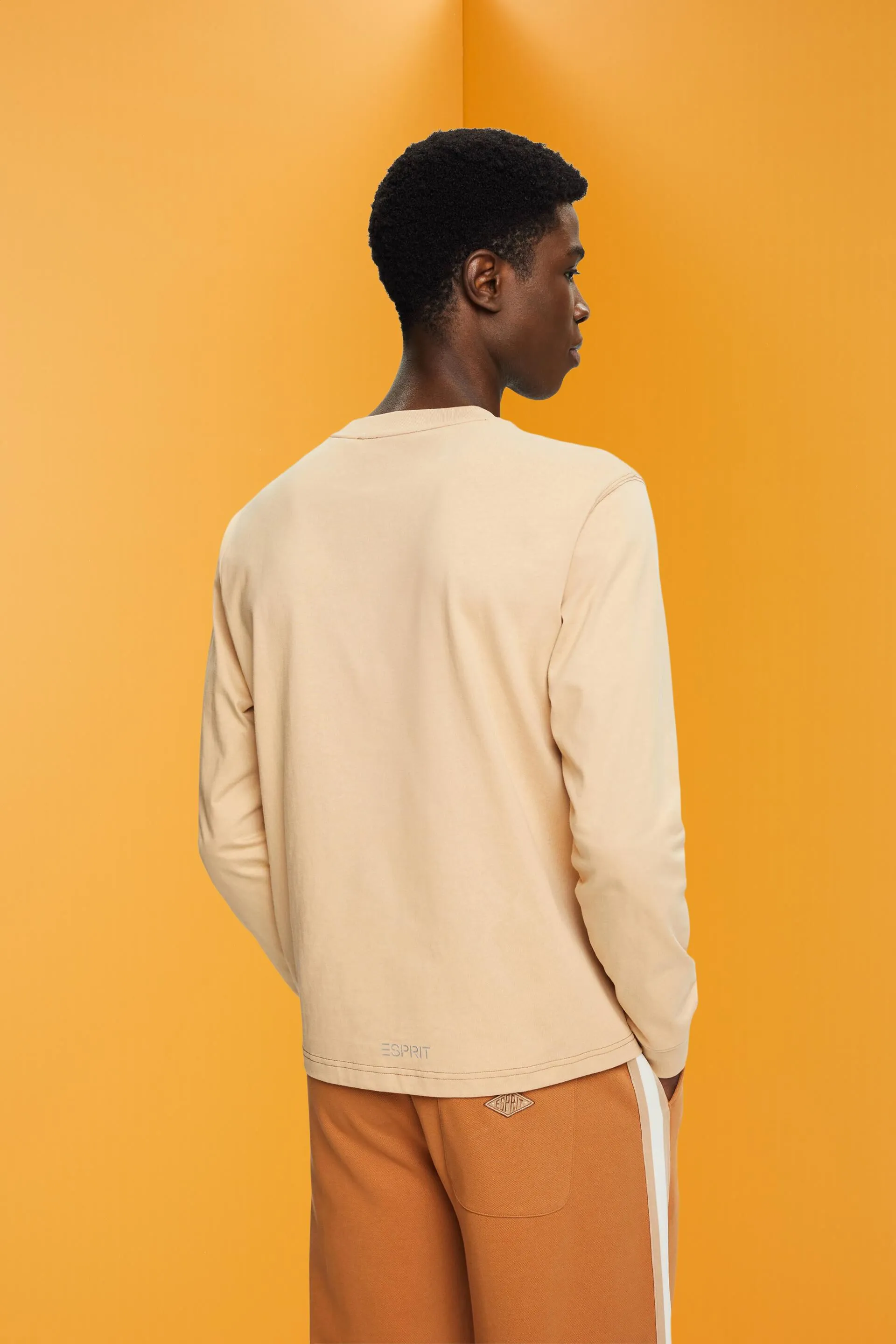 Maglia a maniche lunghe con stampa a delfino