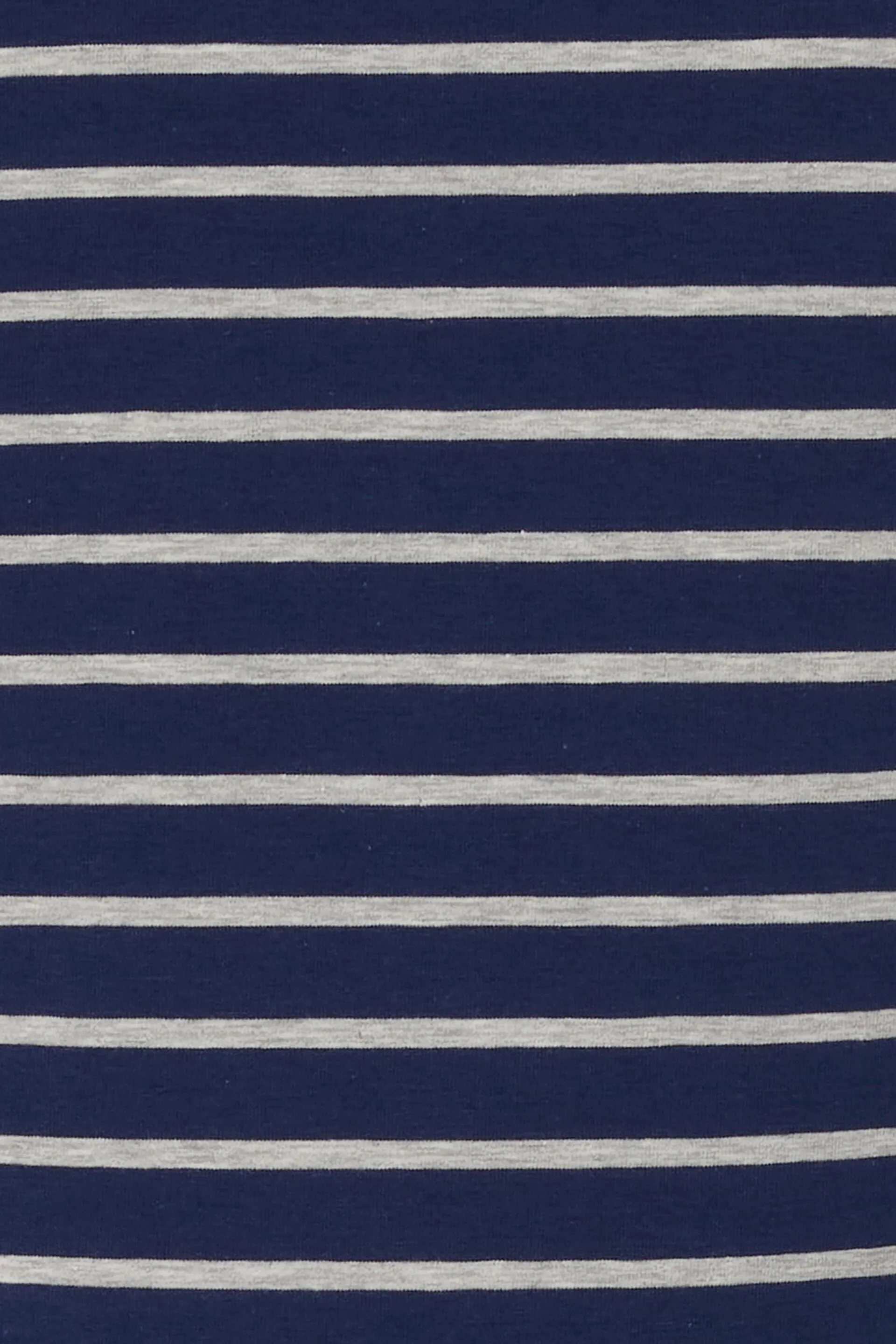 Maglia con collo a serafino a righe a manica lunga