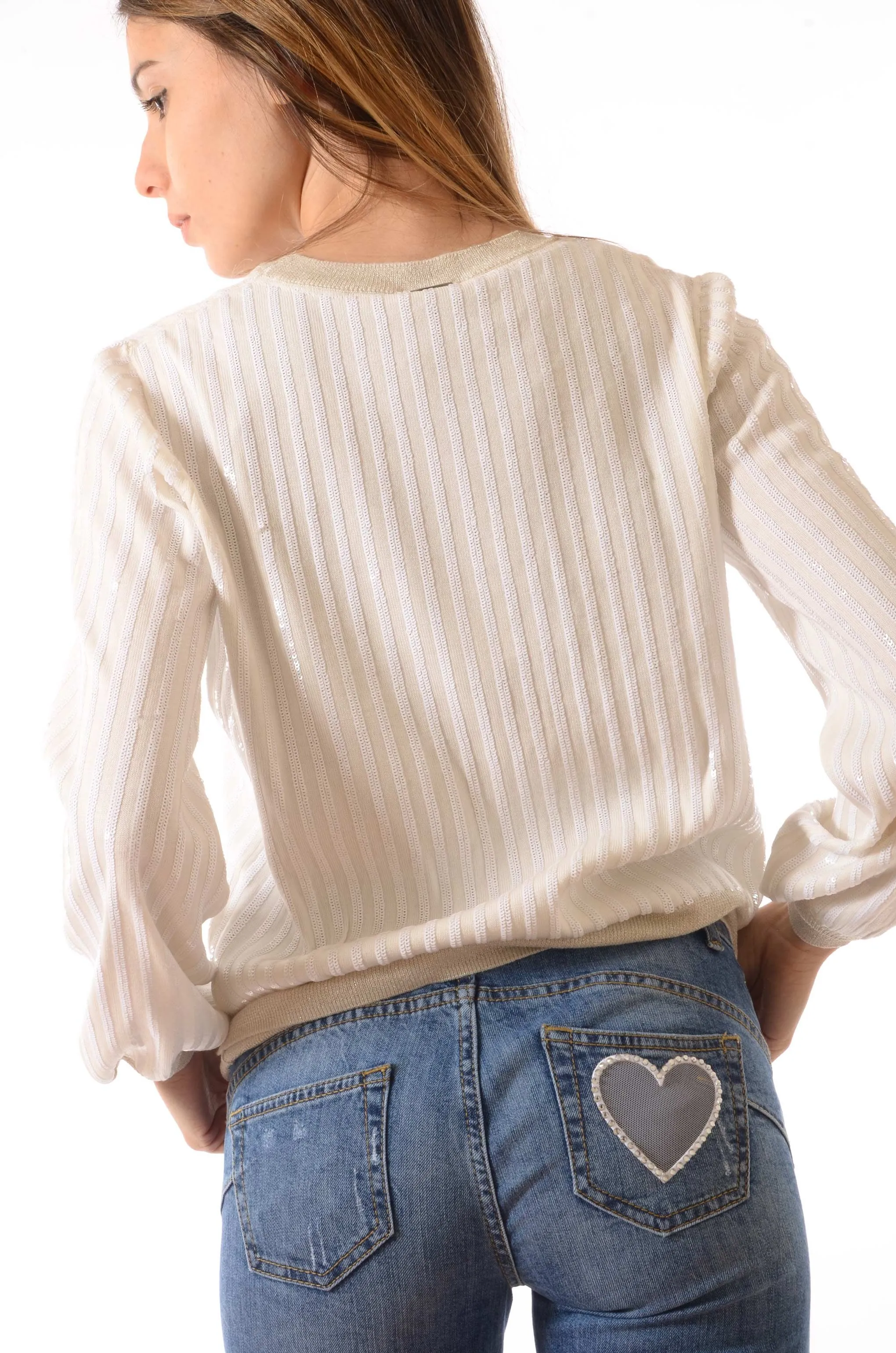 Maglia con paillettes