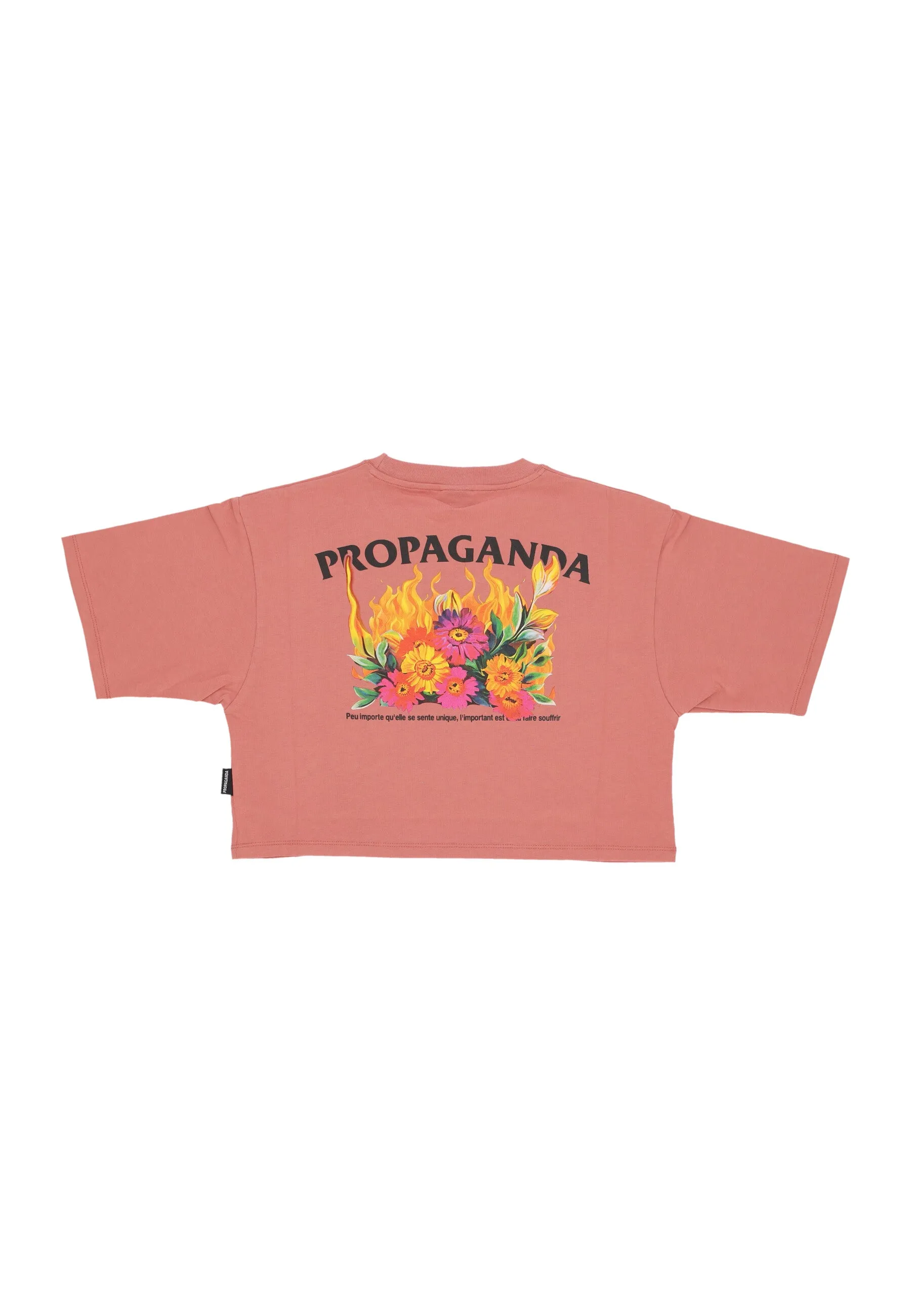 Maglietta Corta Donna W Pyromantics Croptop Tee Clay