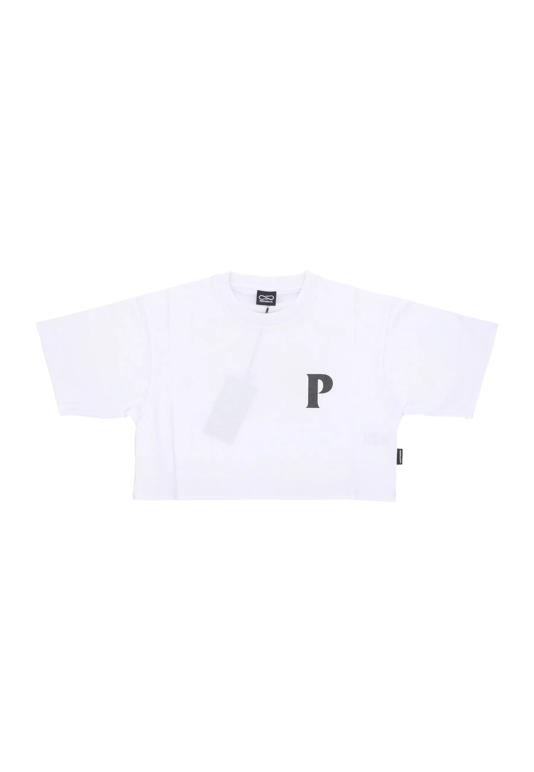 Maglietta Corta Donna W Pyromantics Croptop Tee White