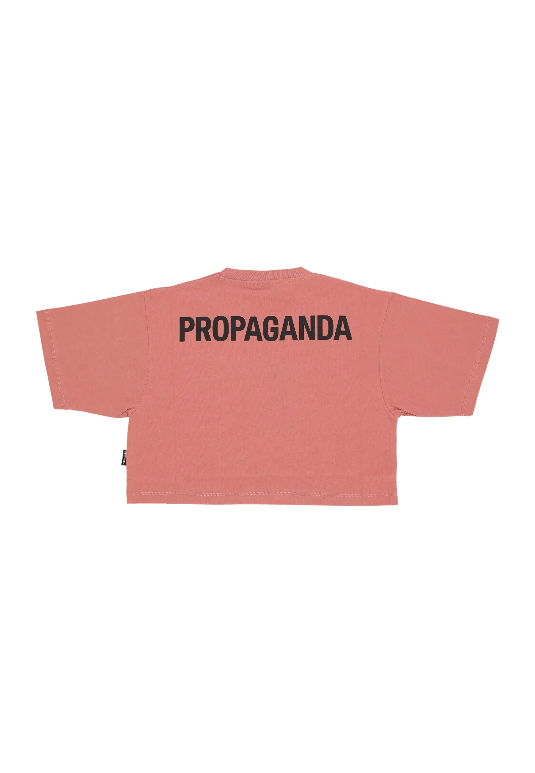 Maglietta Corta Donna W Woman Logo Croptop Tee Clay