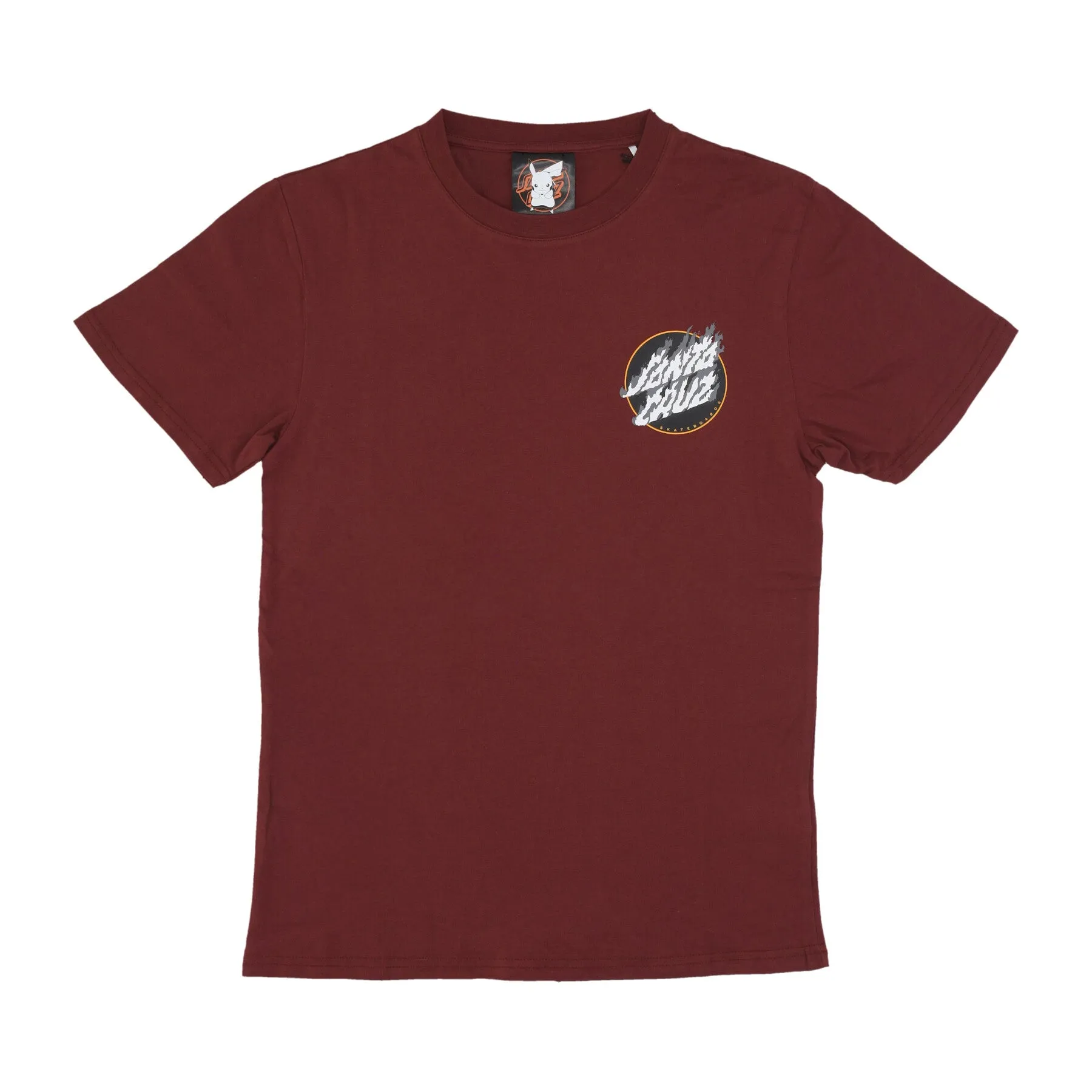 Maglietta Uomo Fire Type 3 Tee X Pokemon Maroon