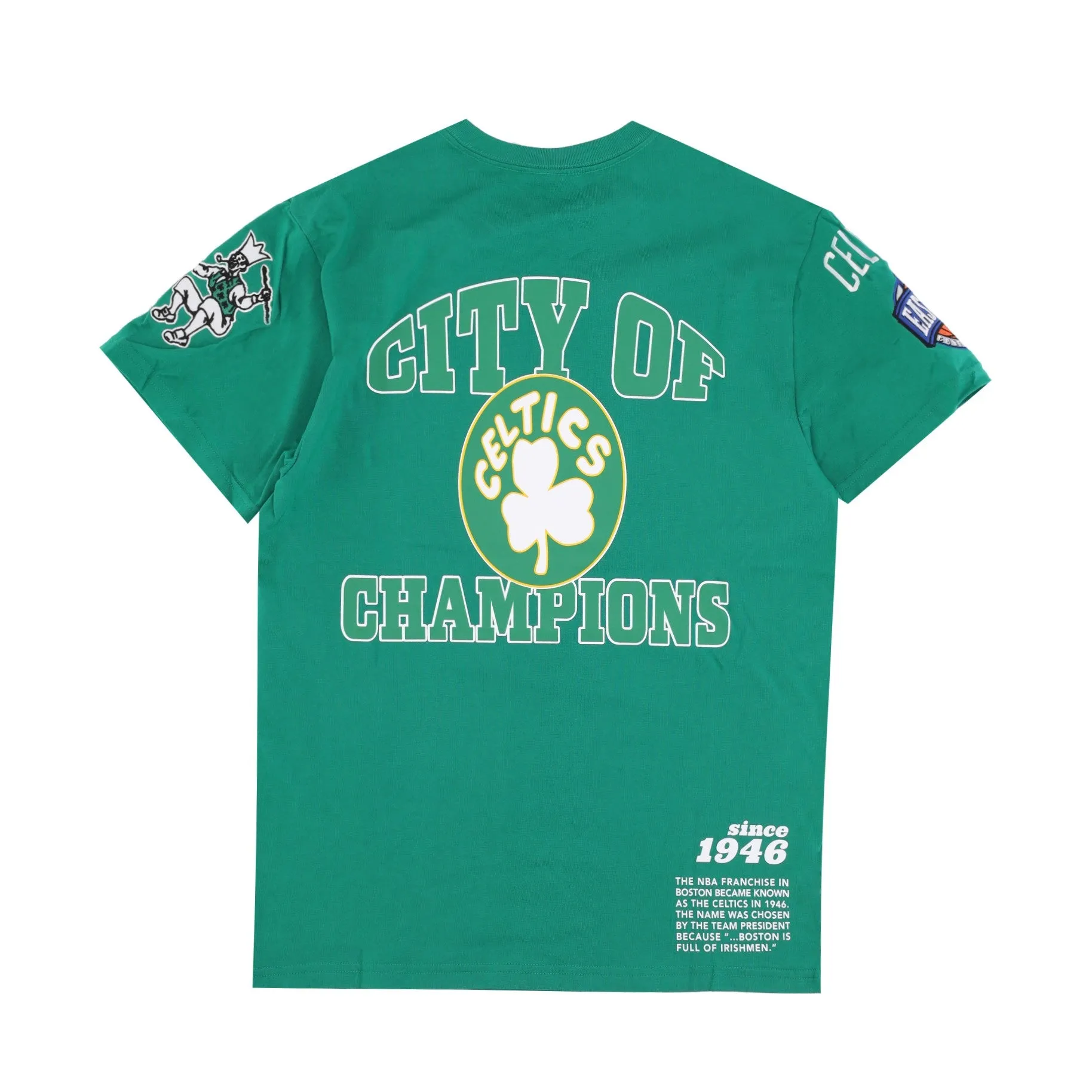 Maglietta Uomo Nba Team Origins Top Hardwood Classics Boscel Dark Green