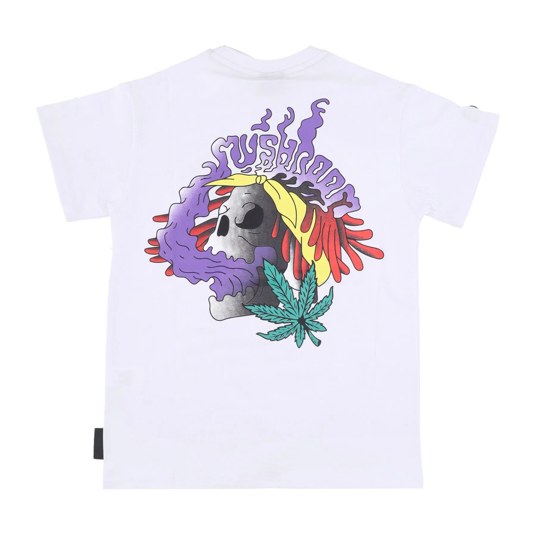 Maglietta Uomo Skull Liquid Tee White