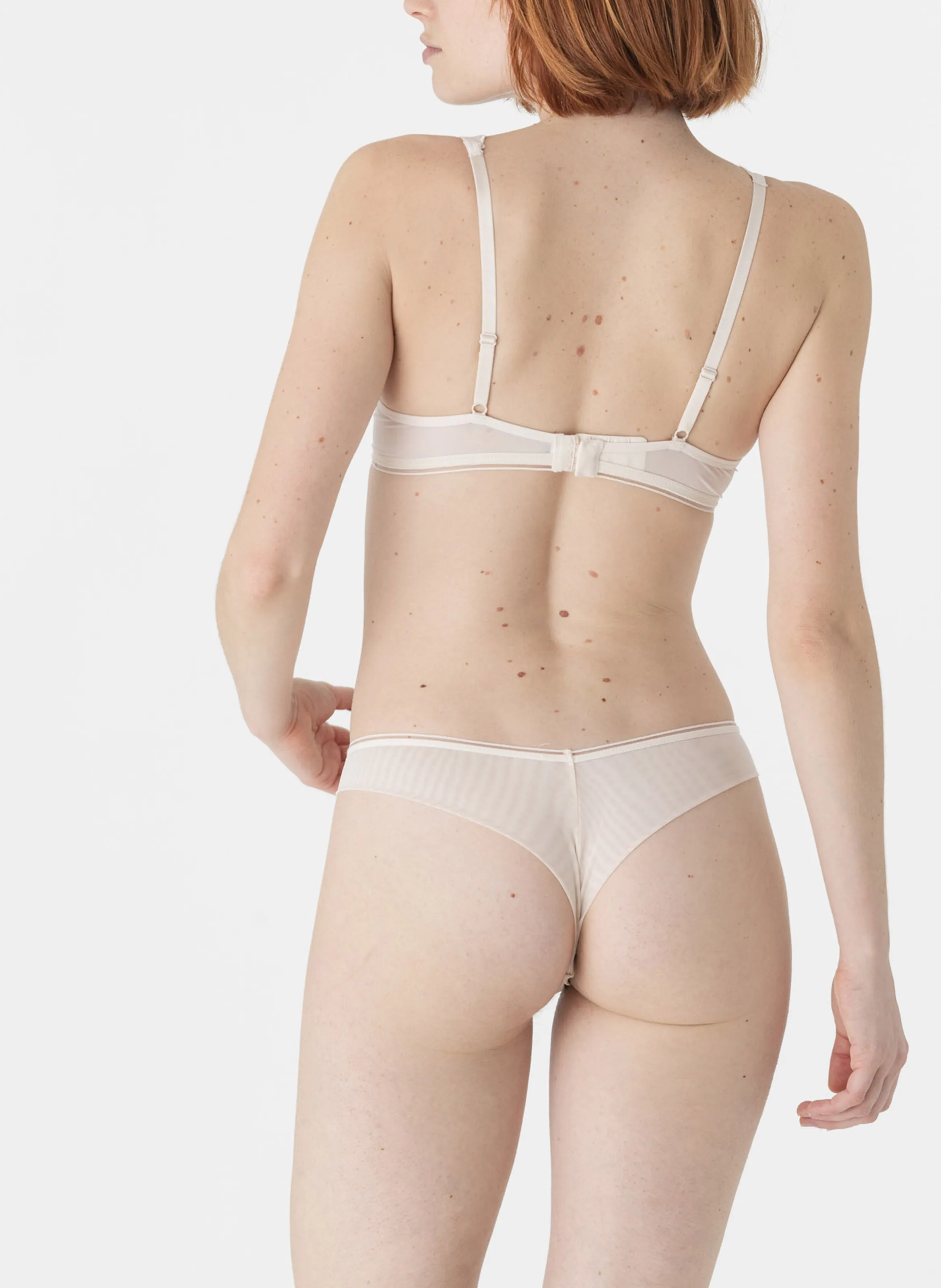  MAISON LEJABY   SIN - Tanga ricamato | Bianco