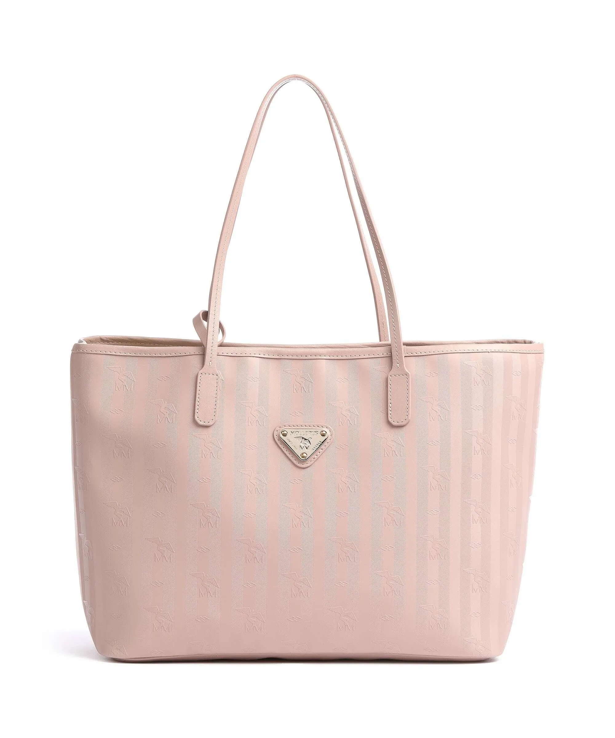  Maison Mollerus Vinerus Bern Borsa shopper tela rosa antico  