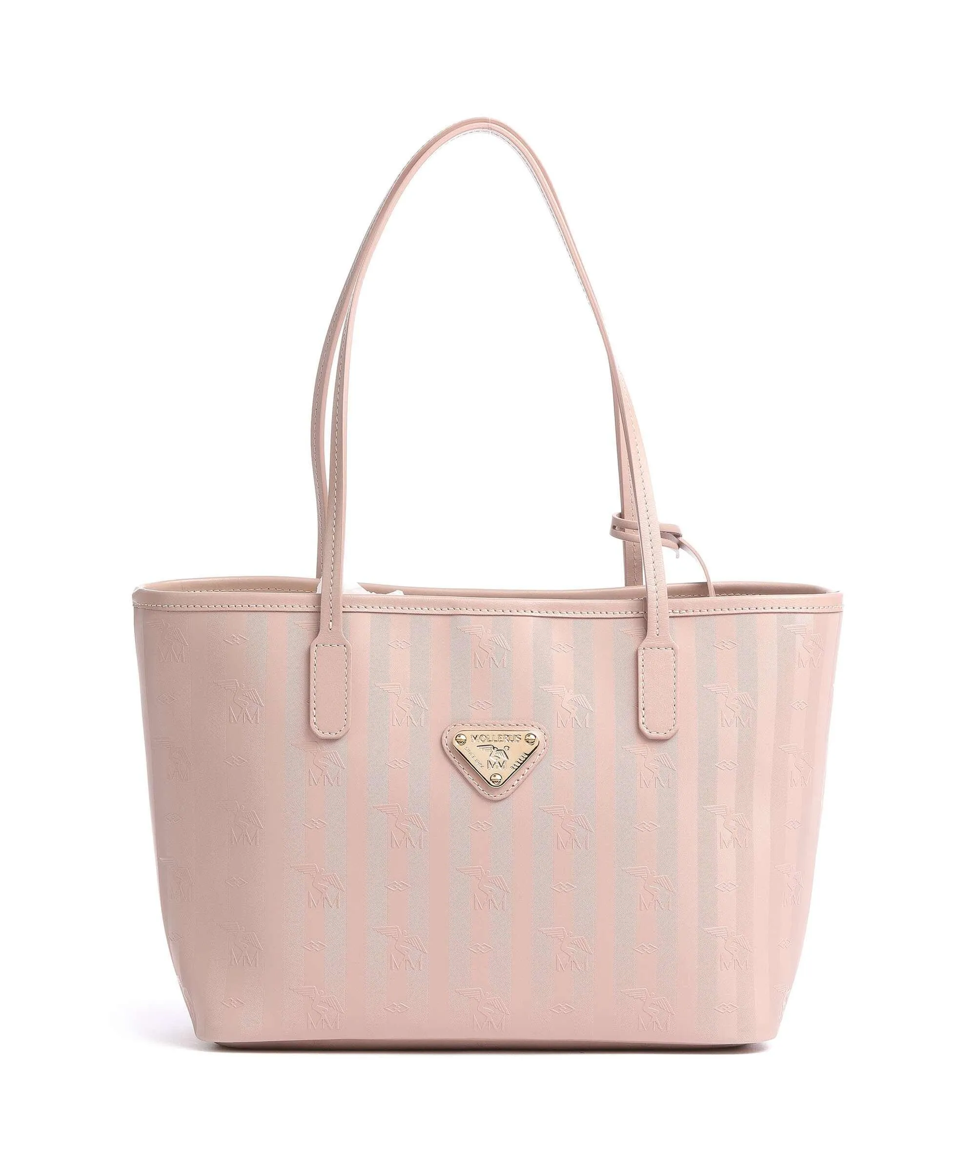  Maison Mollerus Vinerus Genf Borsa shopper tela rosa antico  