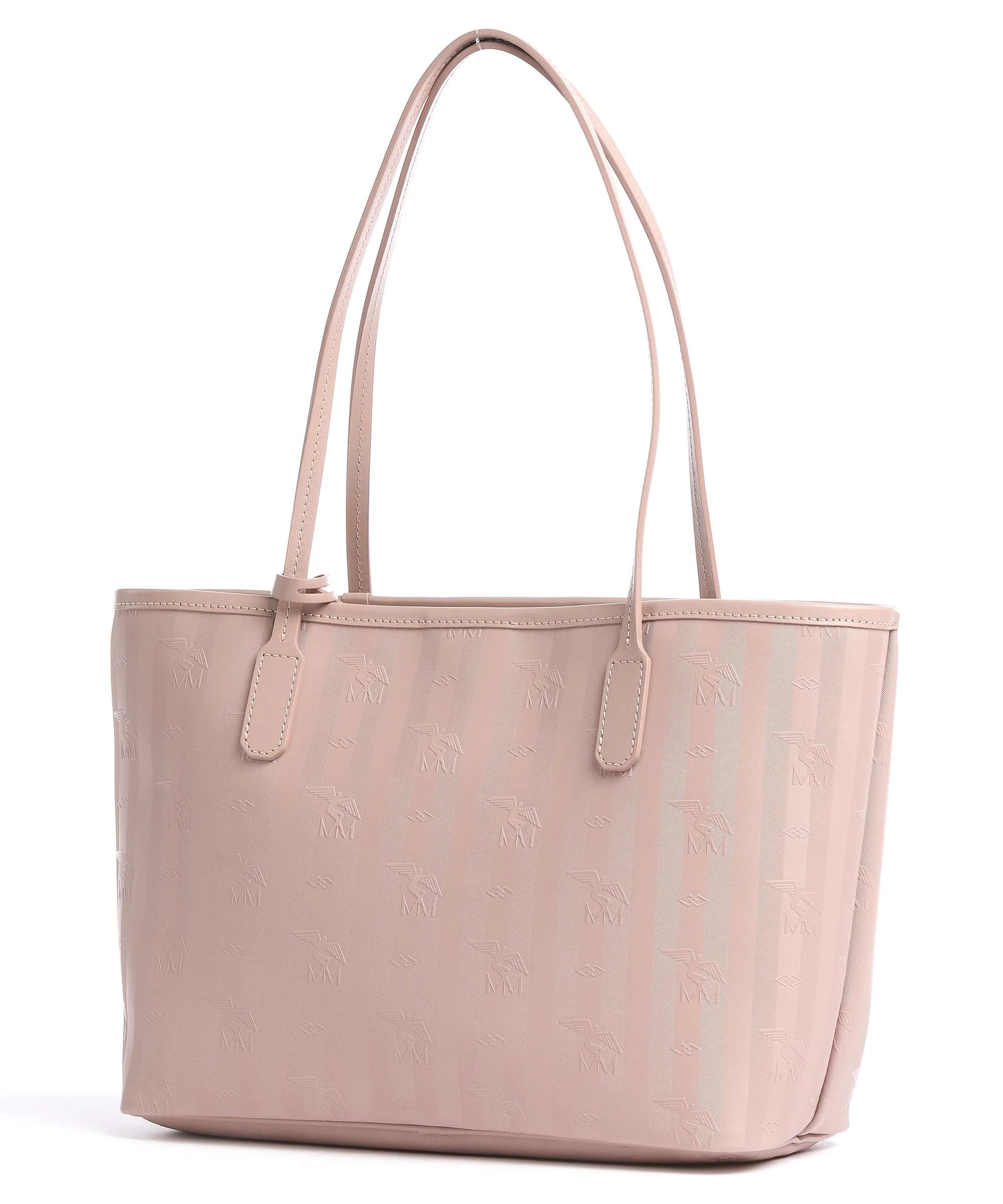  Maison Mollerus Vinerus Genf Borsa shopper tela rosa antico  