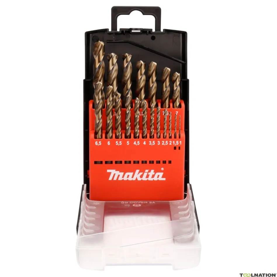 Makita Accessori D-29876 Set di punte da 19 pezzi in metallo
