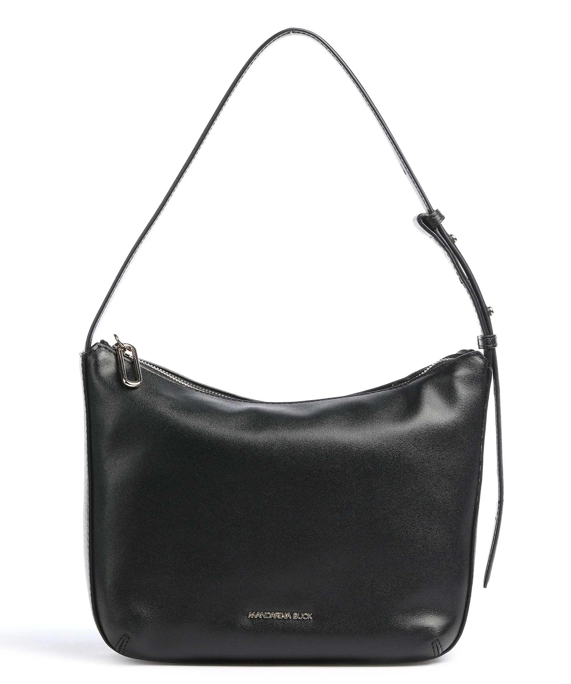  Mandarina Duck Luna Borsa hobo pelle di vitello nero  