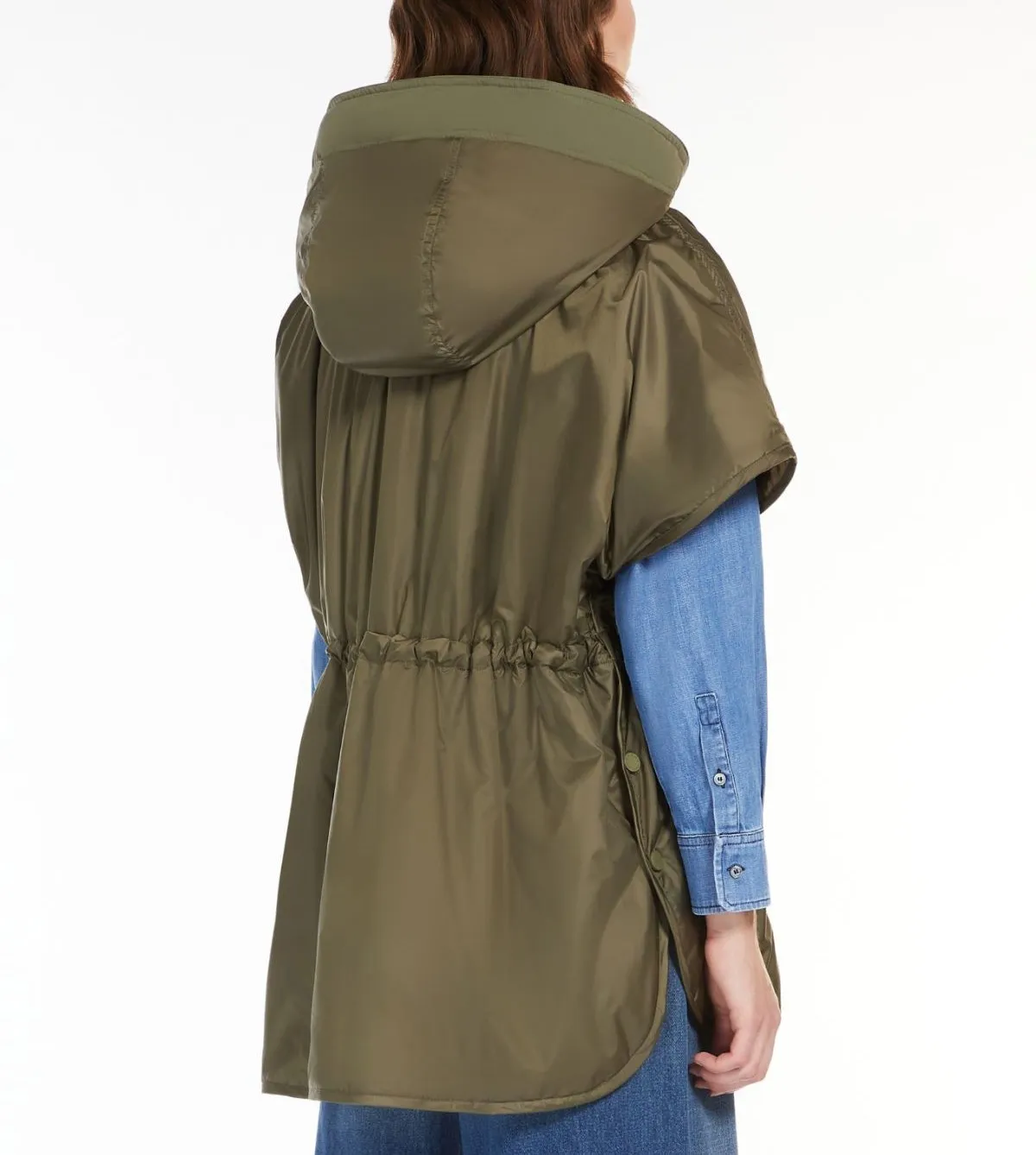 Mantella in tela reversibile idrorepellente