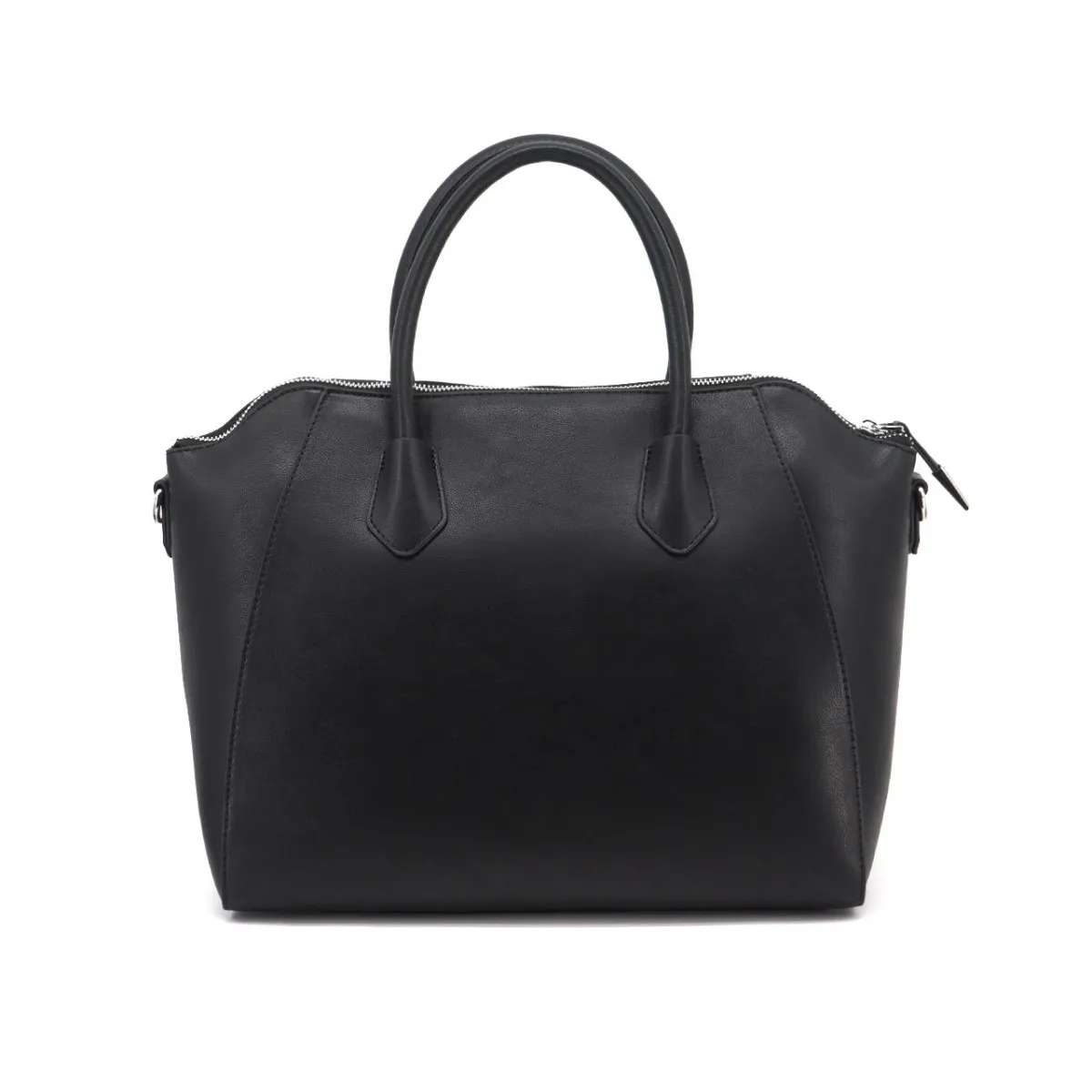Maxi Duffle In Ecopelle Con Logo E Nappina